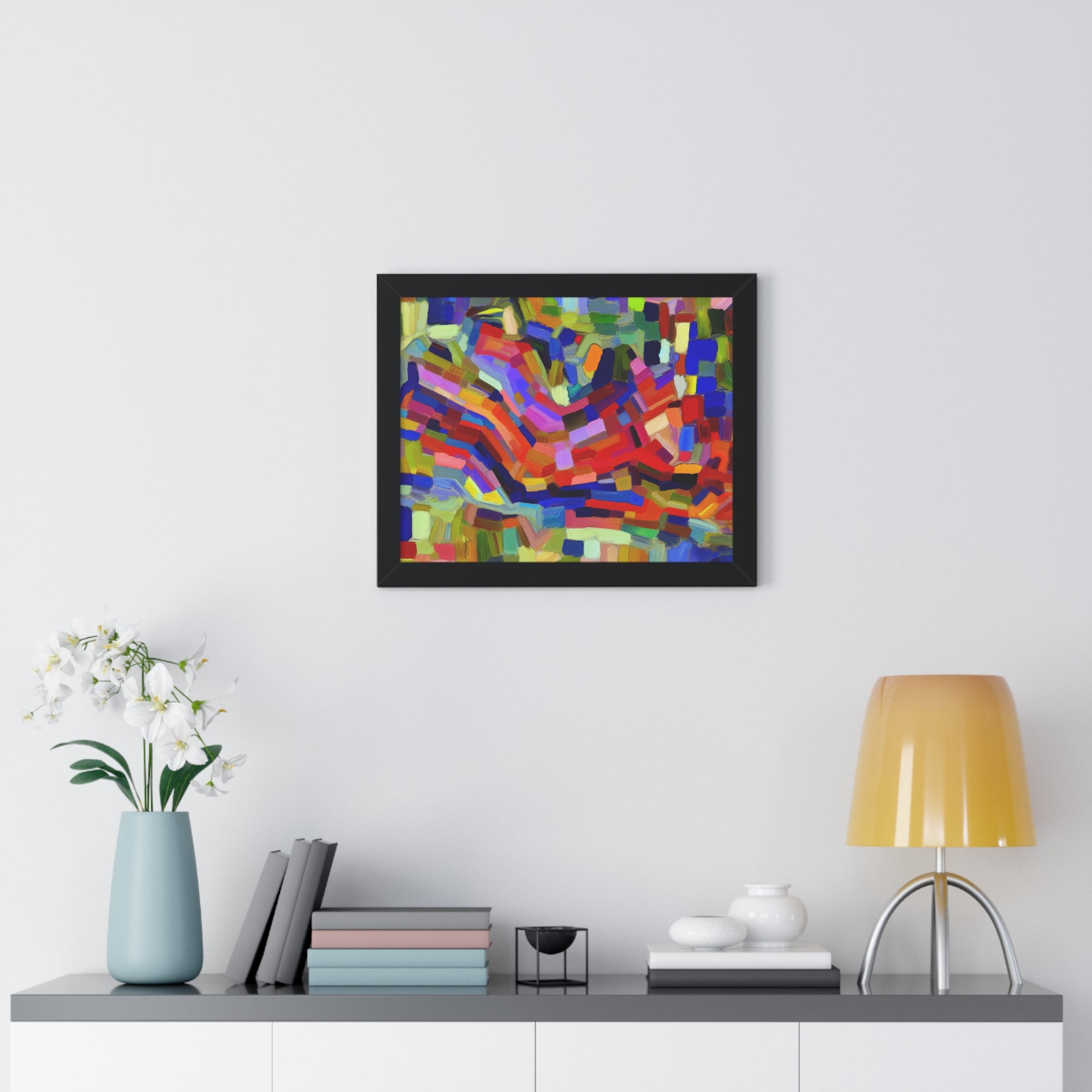 Vivid Echoes in Motion | Framed Print