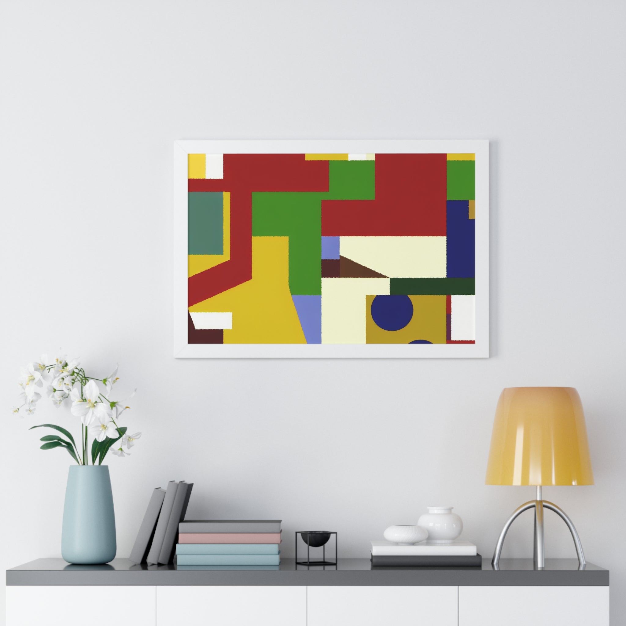 Geometric Harmony Unleashed | Framed Print