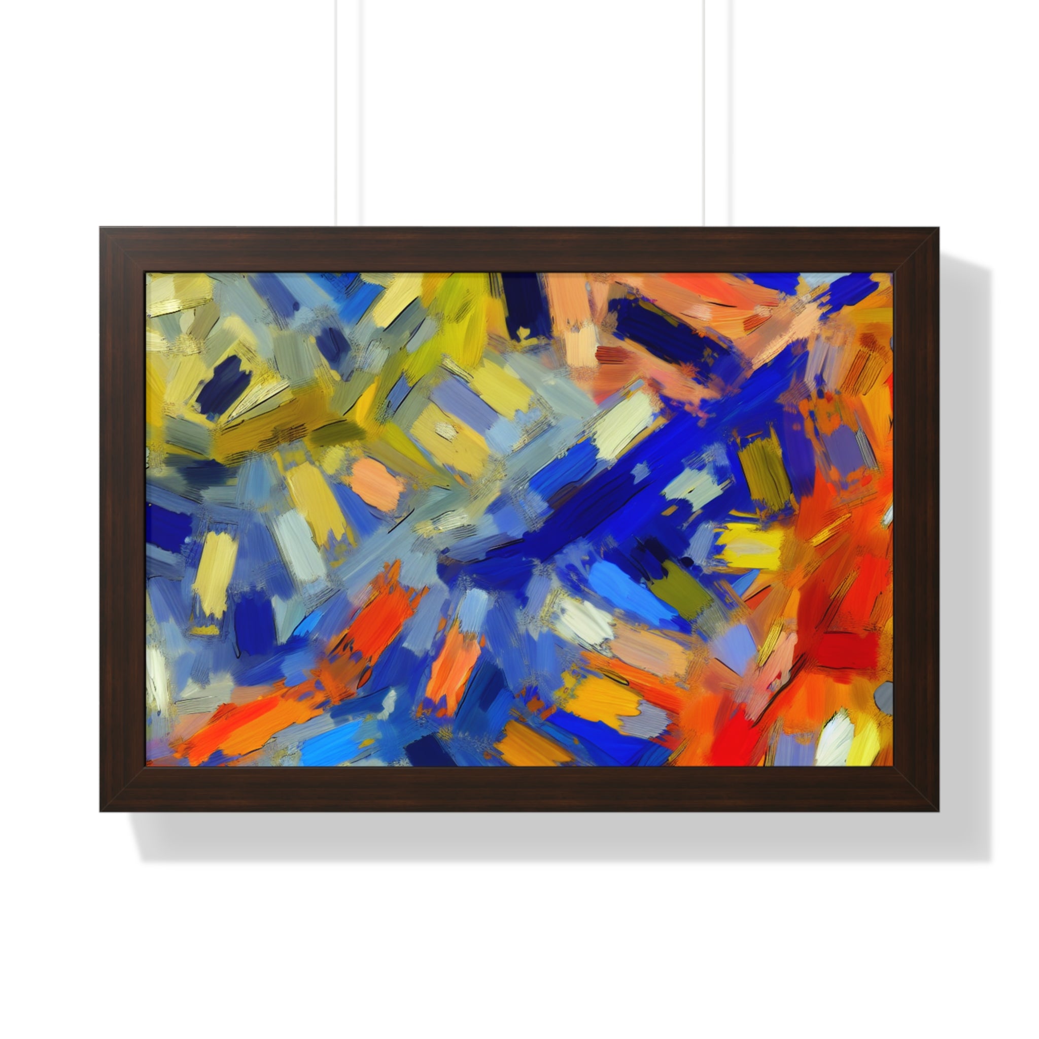 Chromatic Dance of Emotion | Framed Print