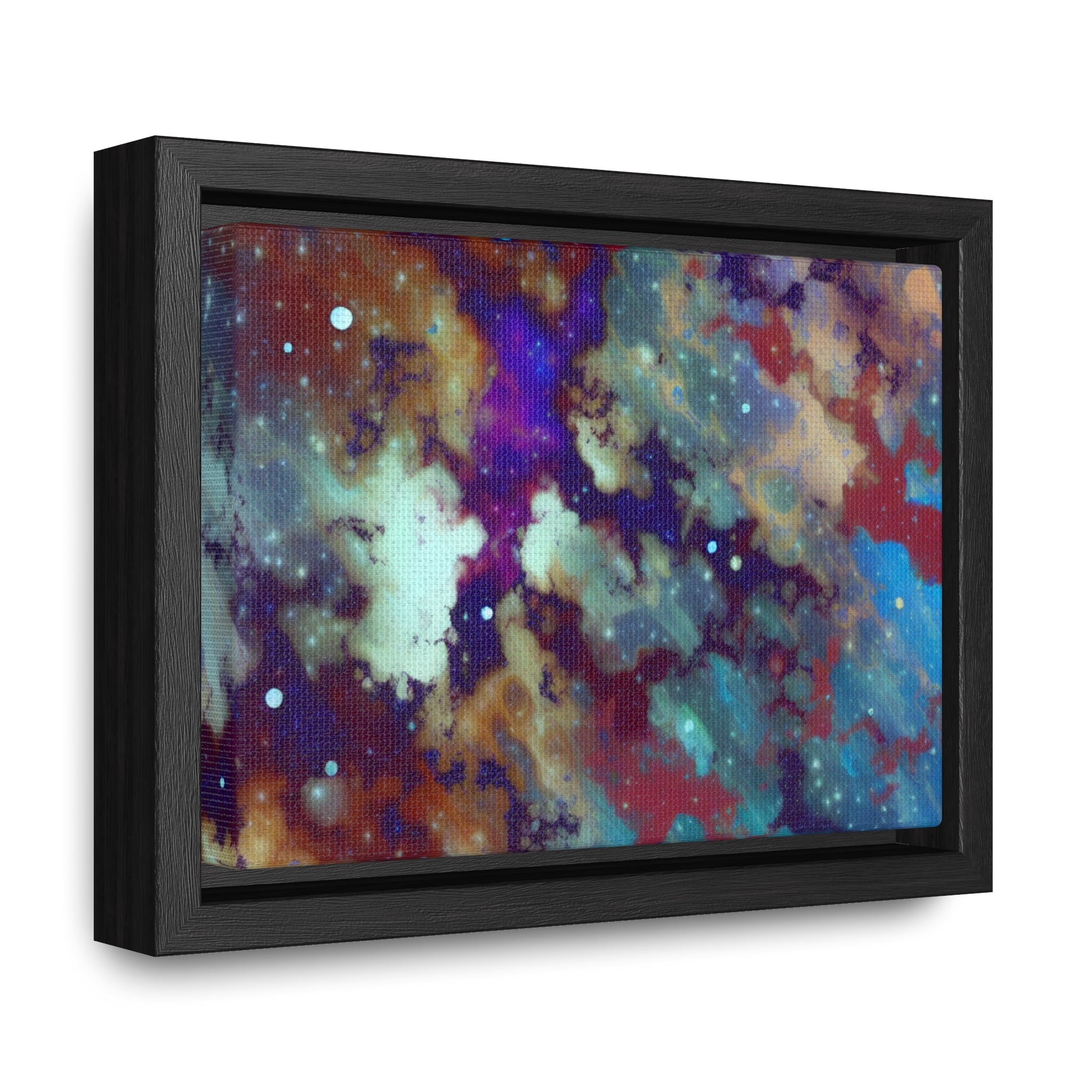 Stellar Whispers and Cosmic Dreams | Framed Canvas