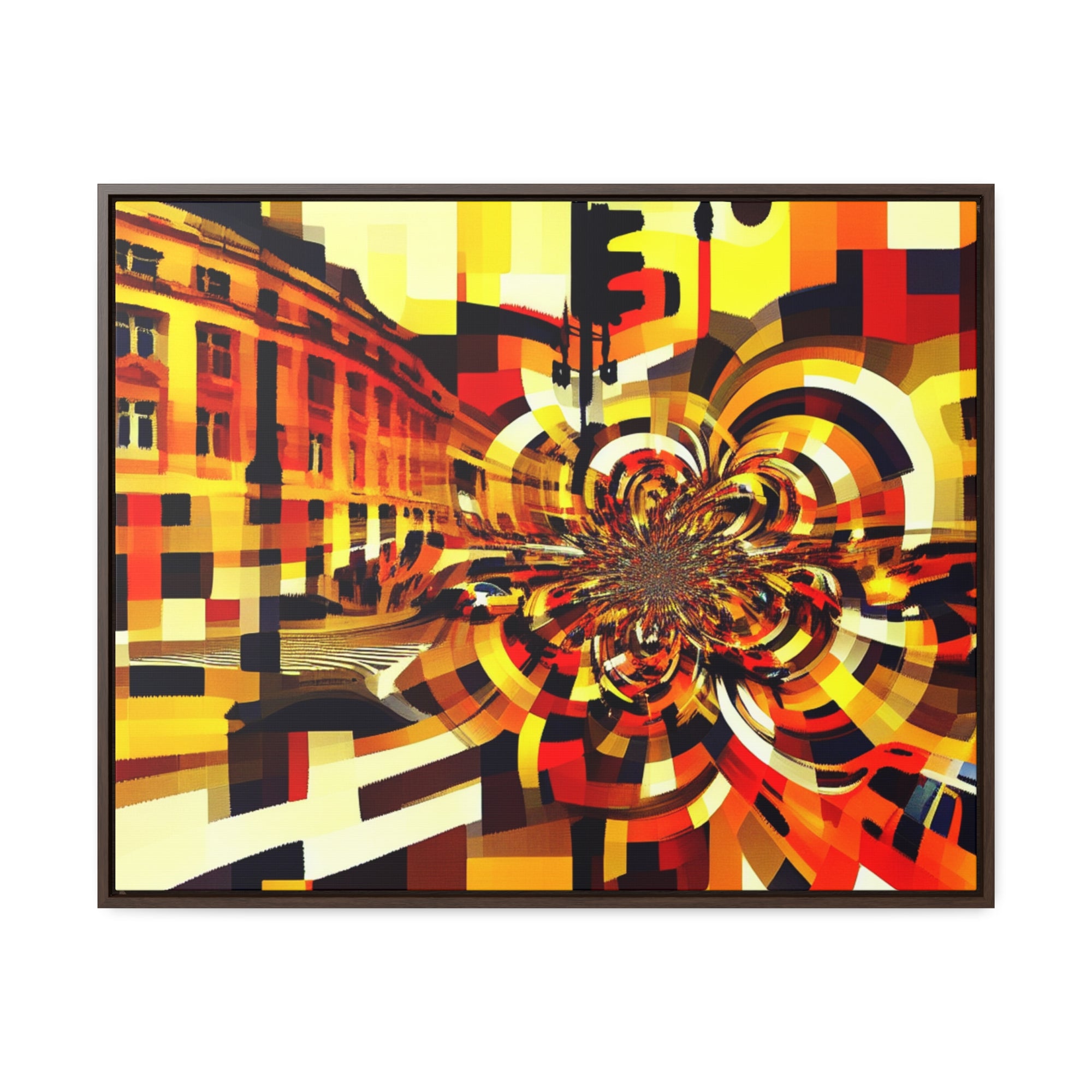 Urban Rhythm and Pulse | Framed Canvas