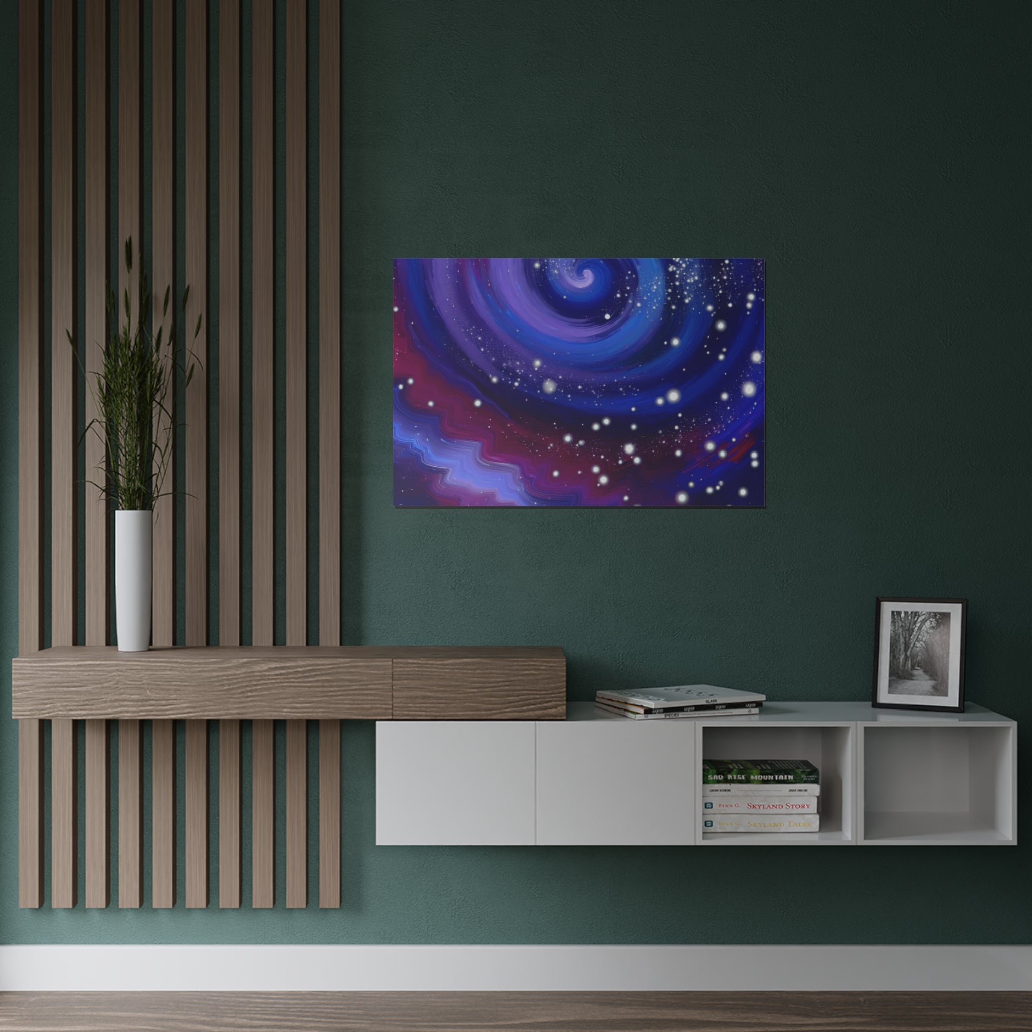 Celestial Whirlwind Dreams | Satin Print