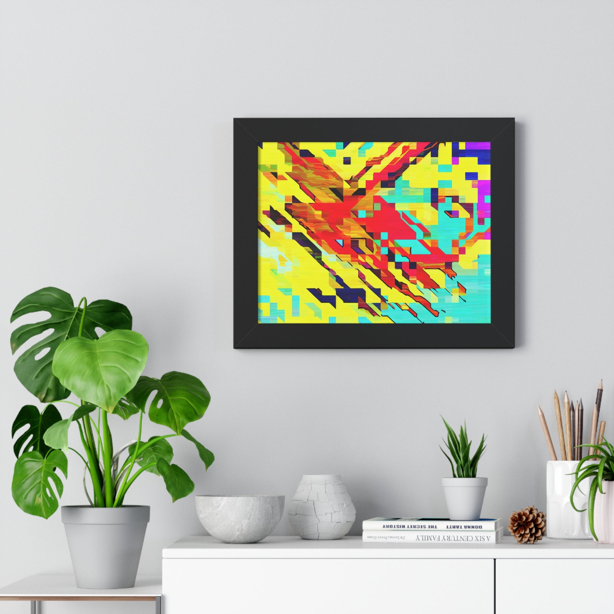 Euphoria in Pixels | Framed Print