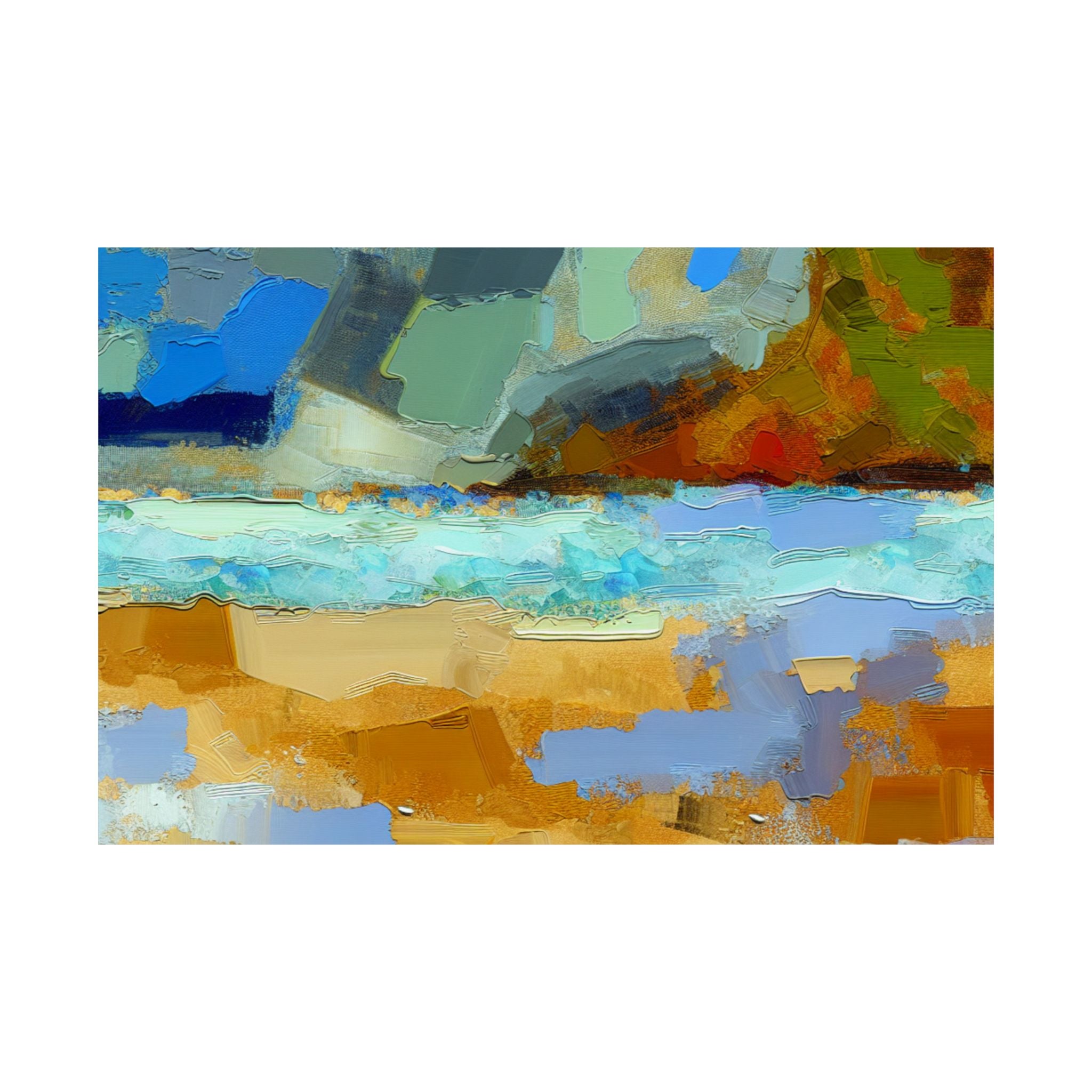 Seaside Reverie | Satin Print