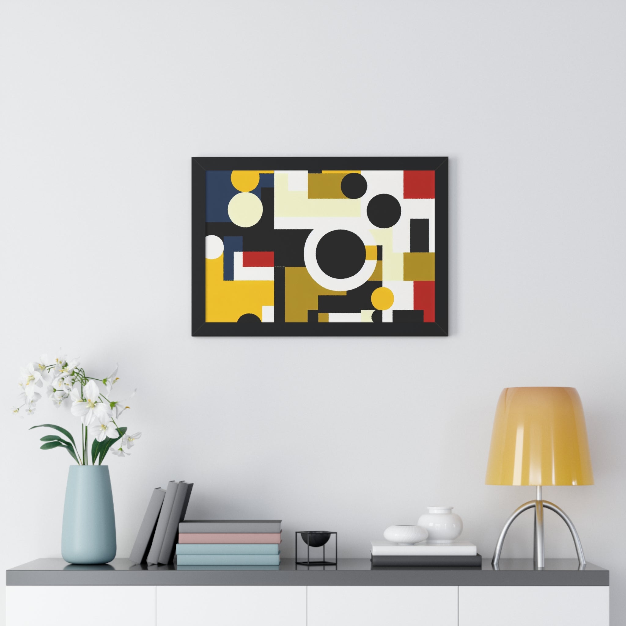 Energized Geometric Harmony | Framed Print