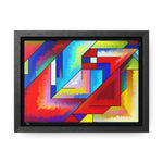 Energetic Harmony in Shapes | Framed Canvas