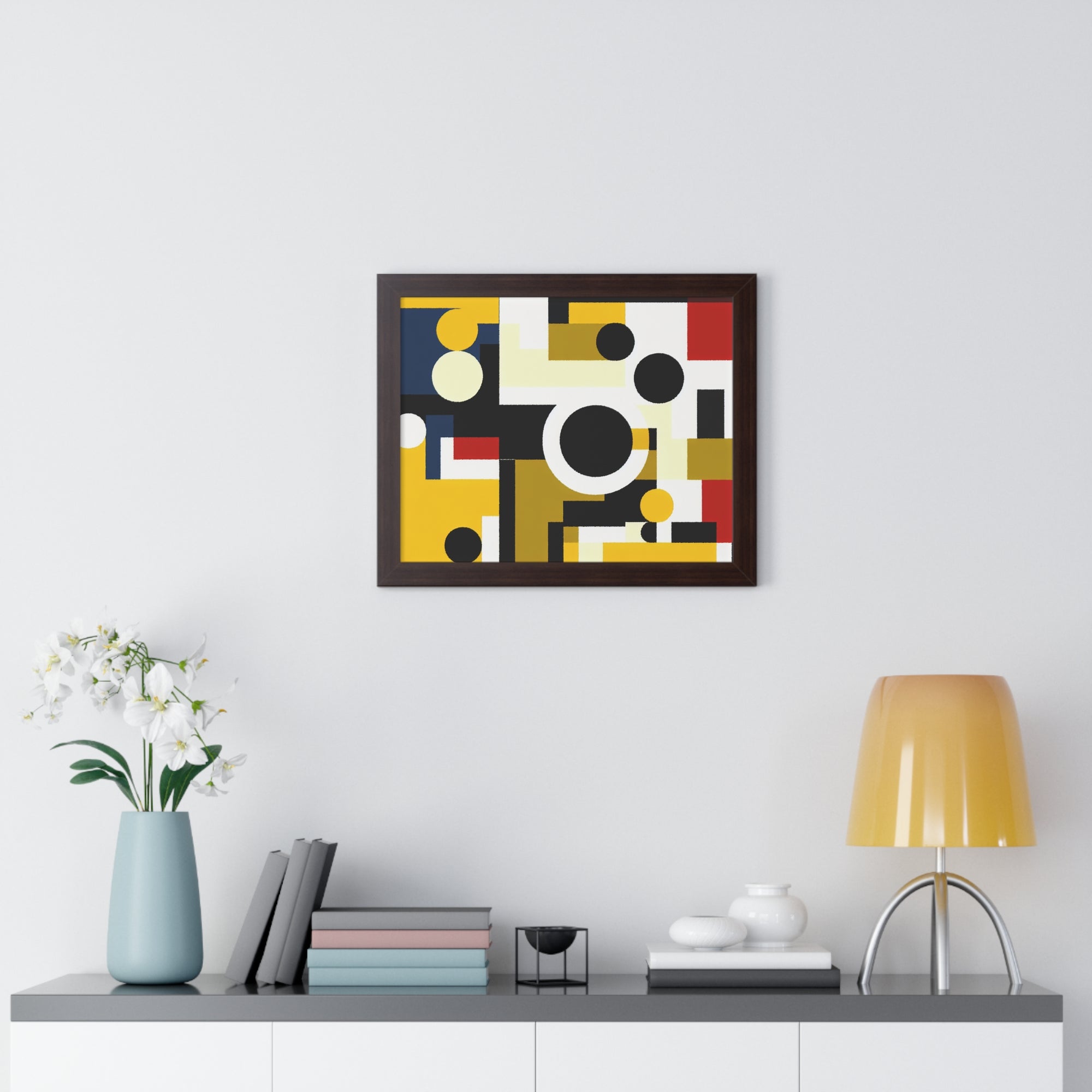 Energized Geometric Harmony | Framed Print