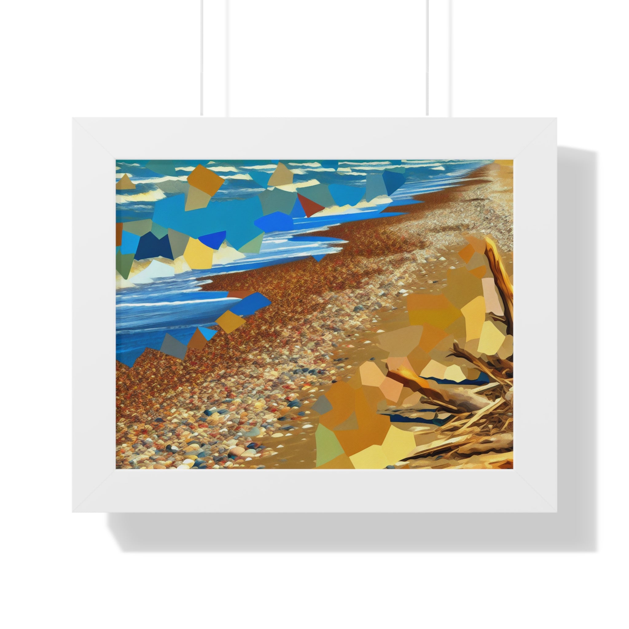 Tidal Whispers and Sunlight | Framed Print