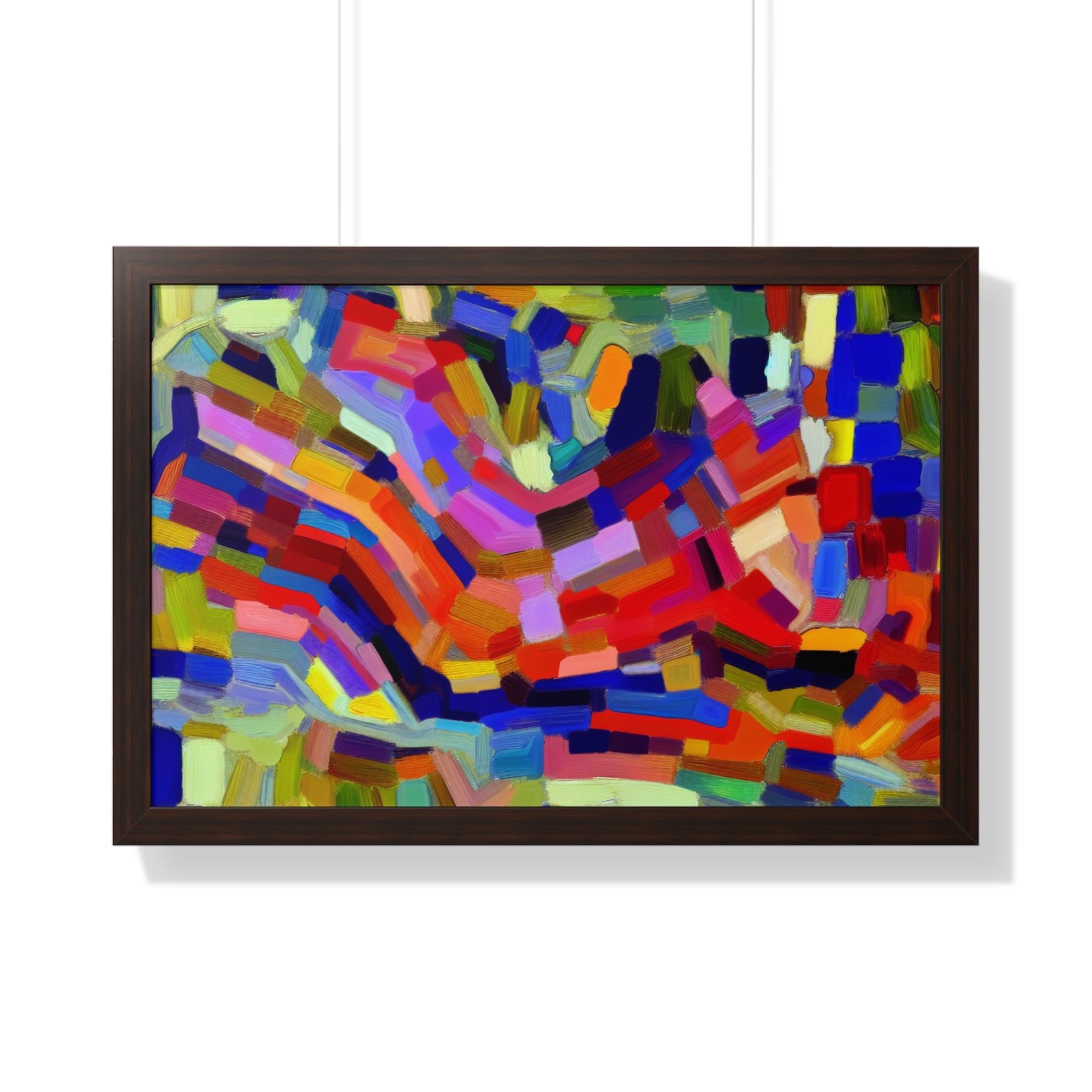 Vivid Echoes in Motion | Framed Print