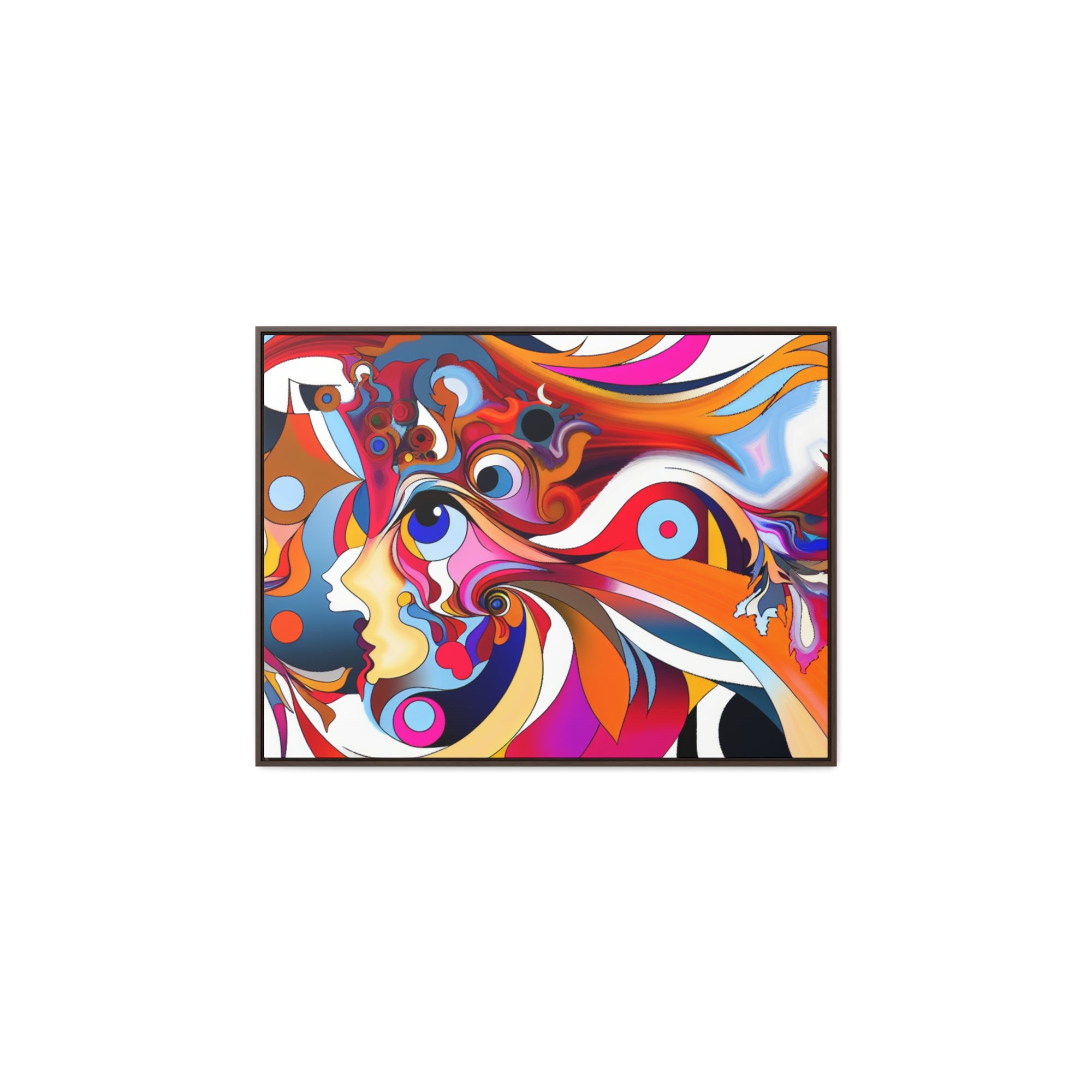 Chroma Dreamscape Fusion | Framed Canvas