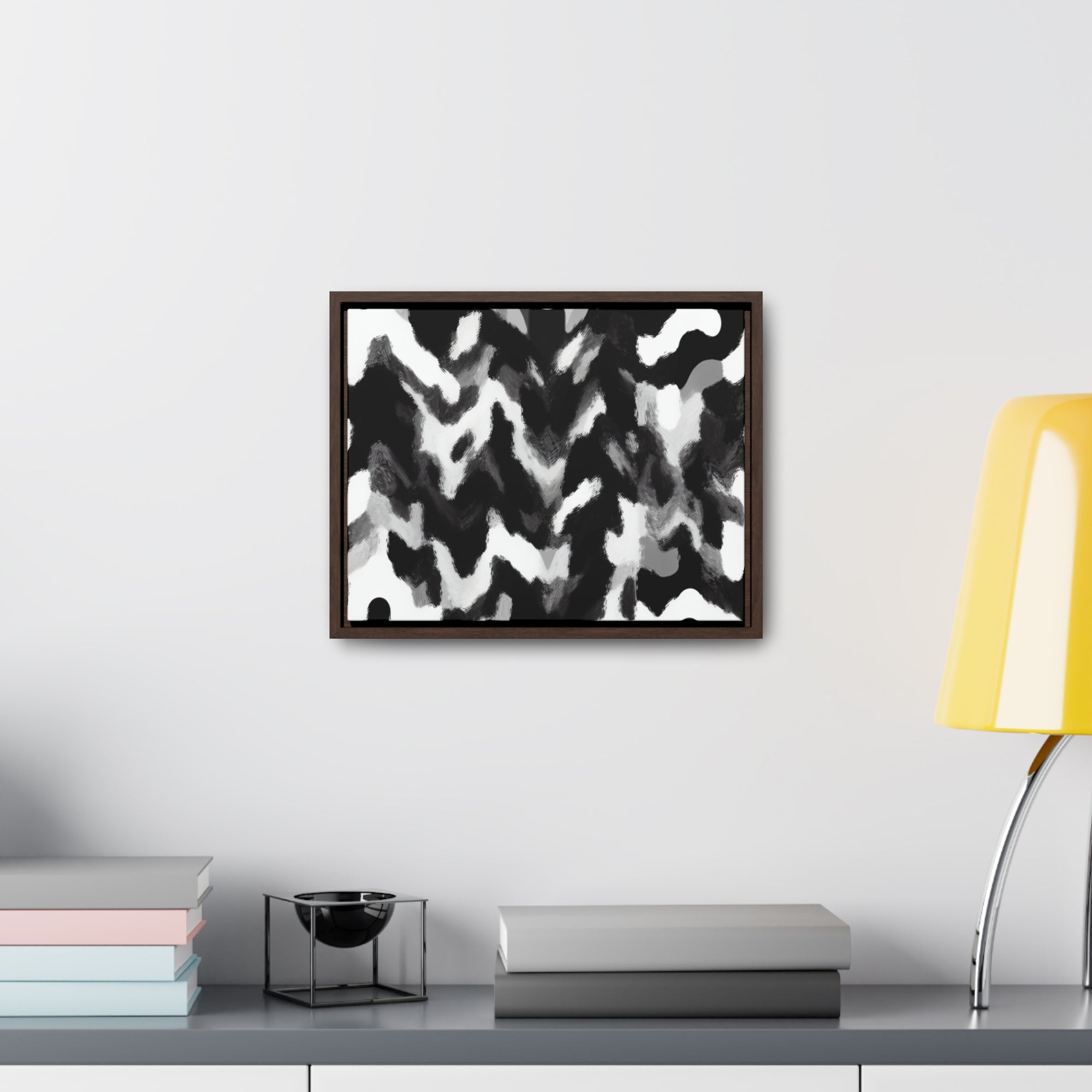 Rhythmic Duality | Framed Canvas