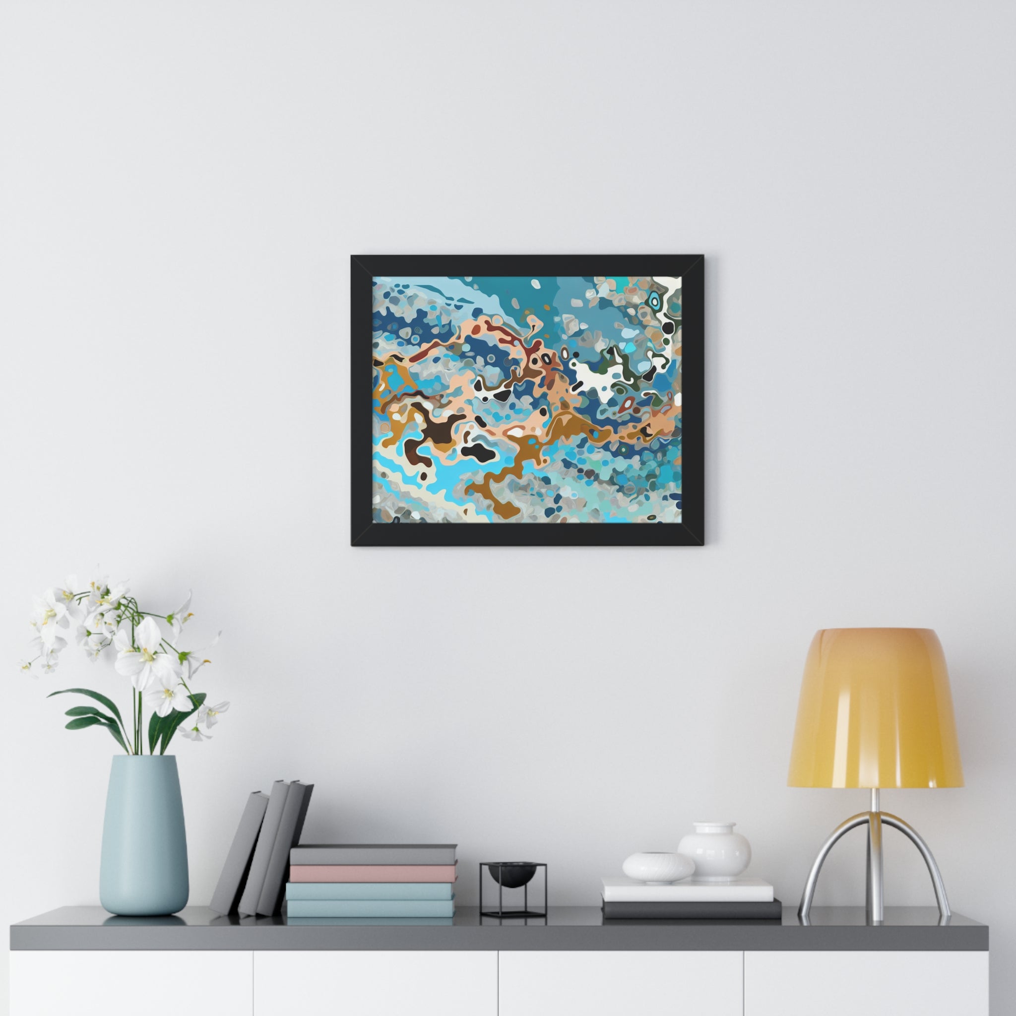 Tidal Whispers and Sands | Framed Print