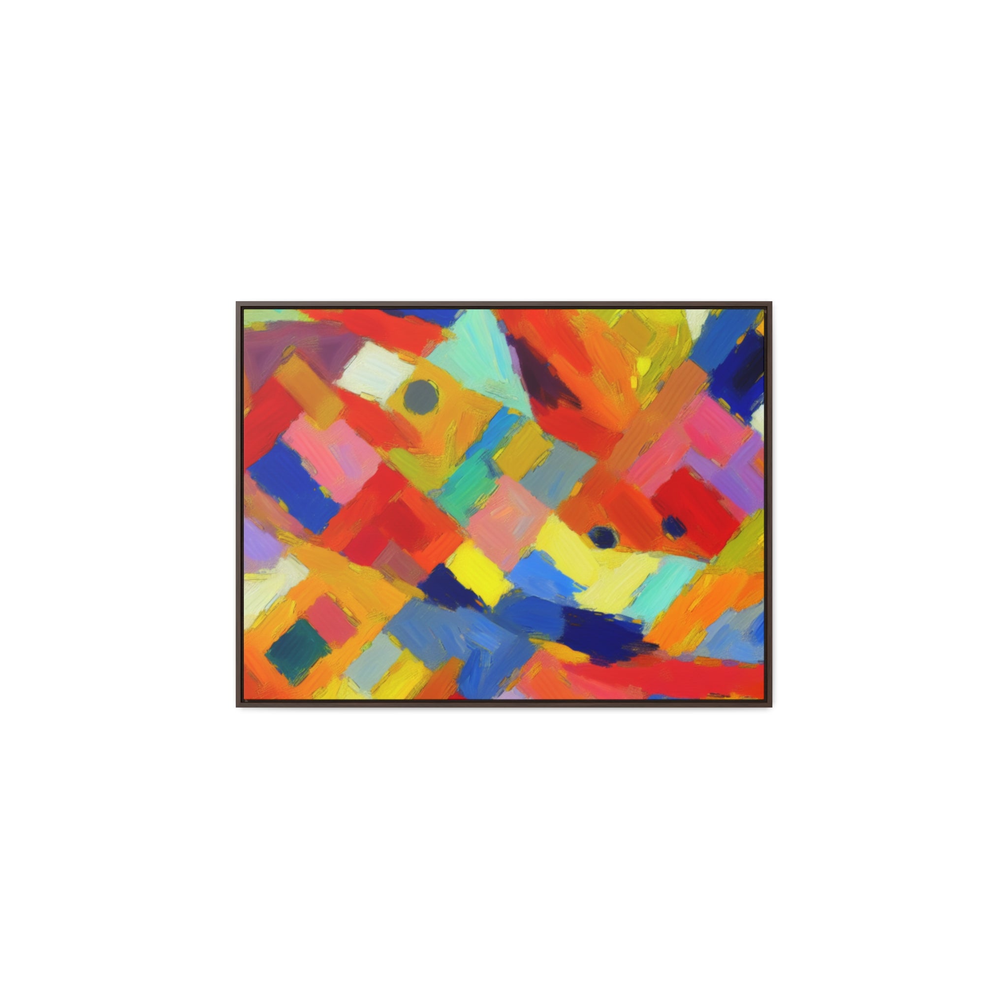 Dynamic Harmony in Color | Framed Canvas