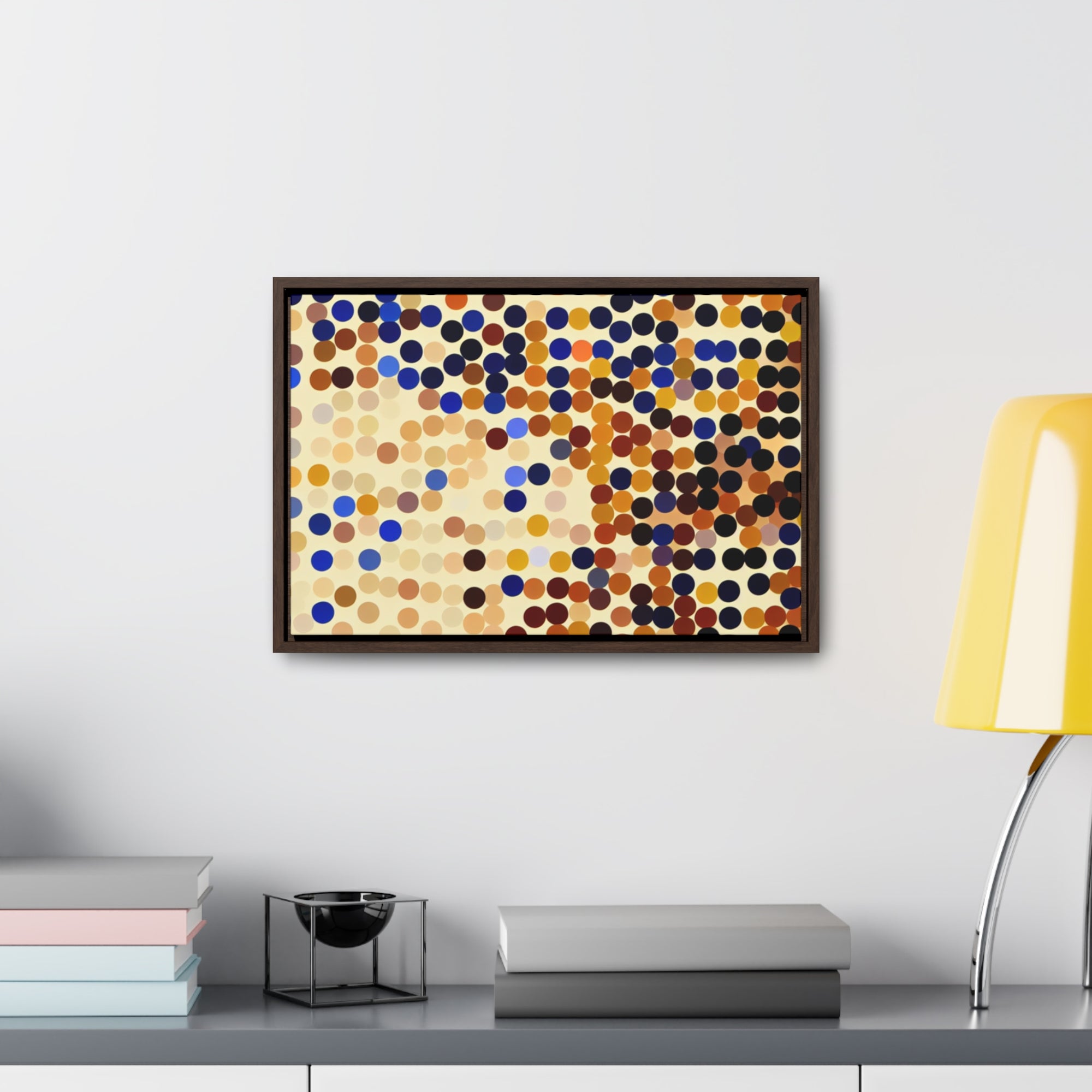 Whispers of Circles | Framed Canvas