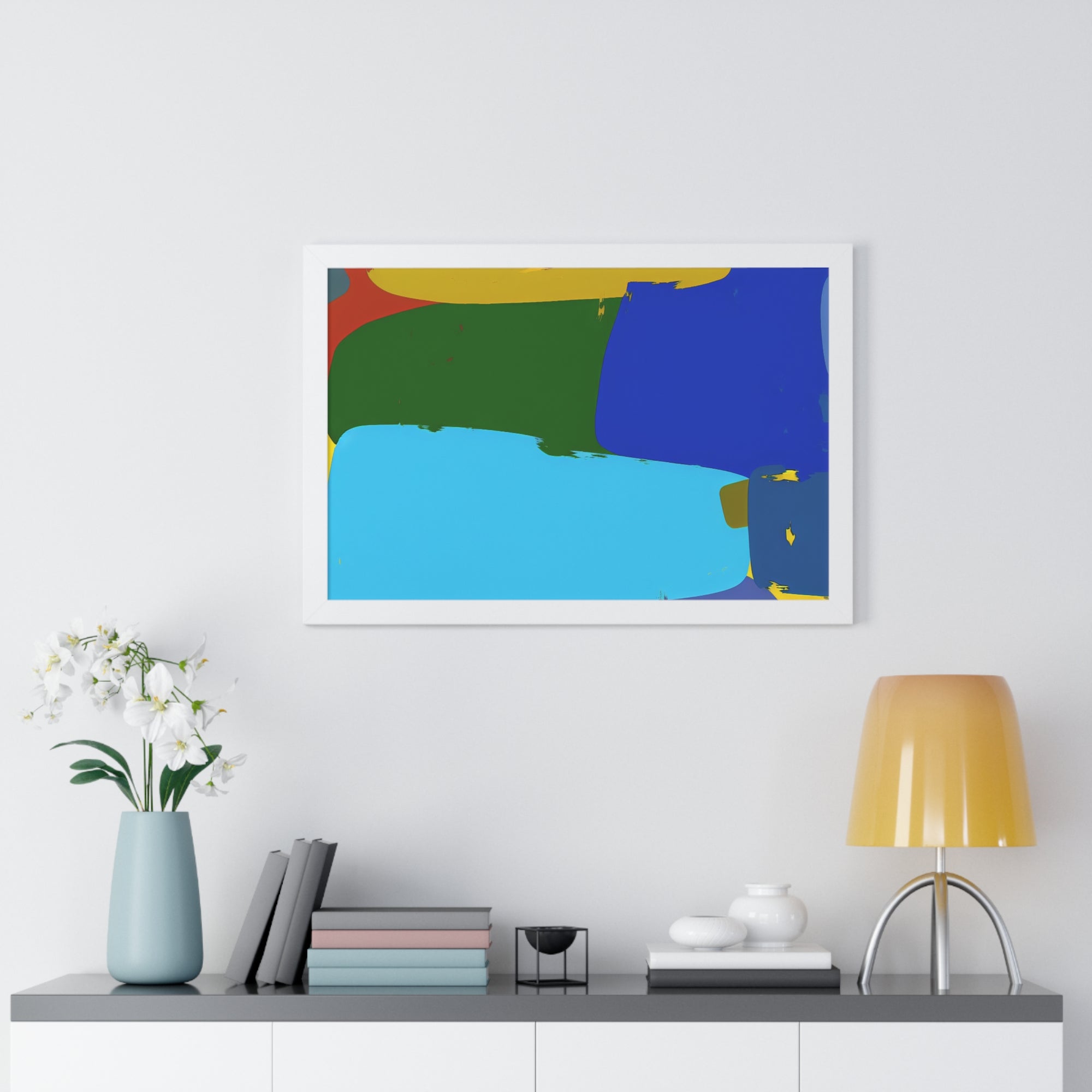 Vibrant Echoes of Energy | Framed Print