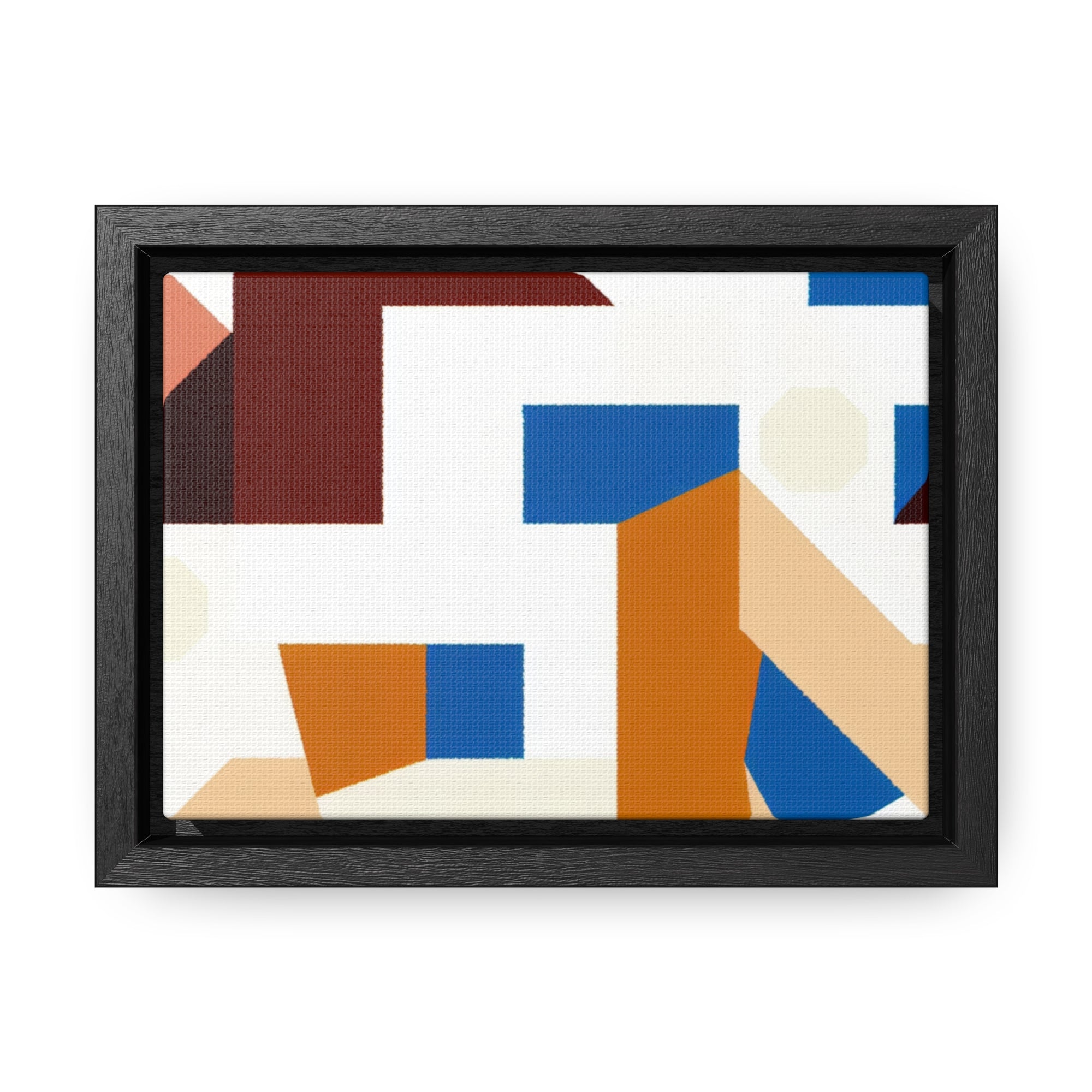 Rhythmic Fragments of Color | Framed Canvas