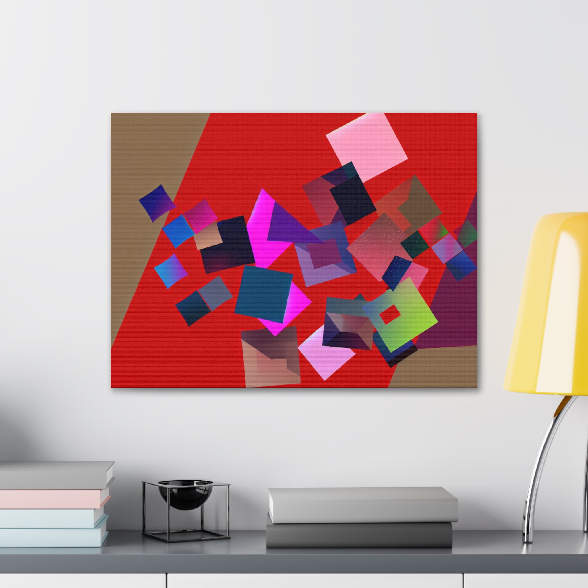 Vibrant Square Serenade | Canvas