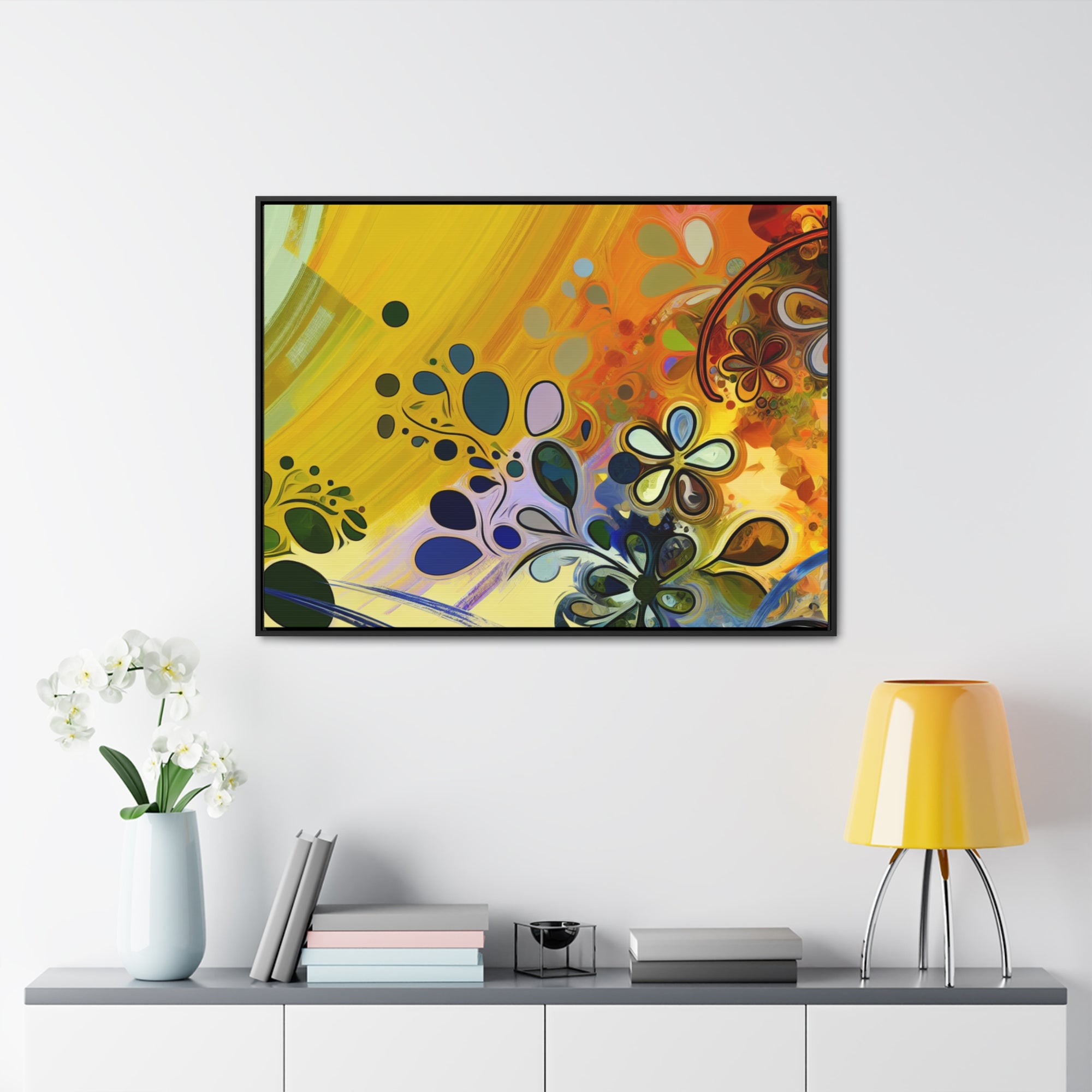 Whimsy in Bloom | Framed Canvas