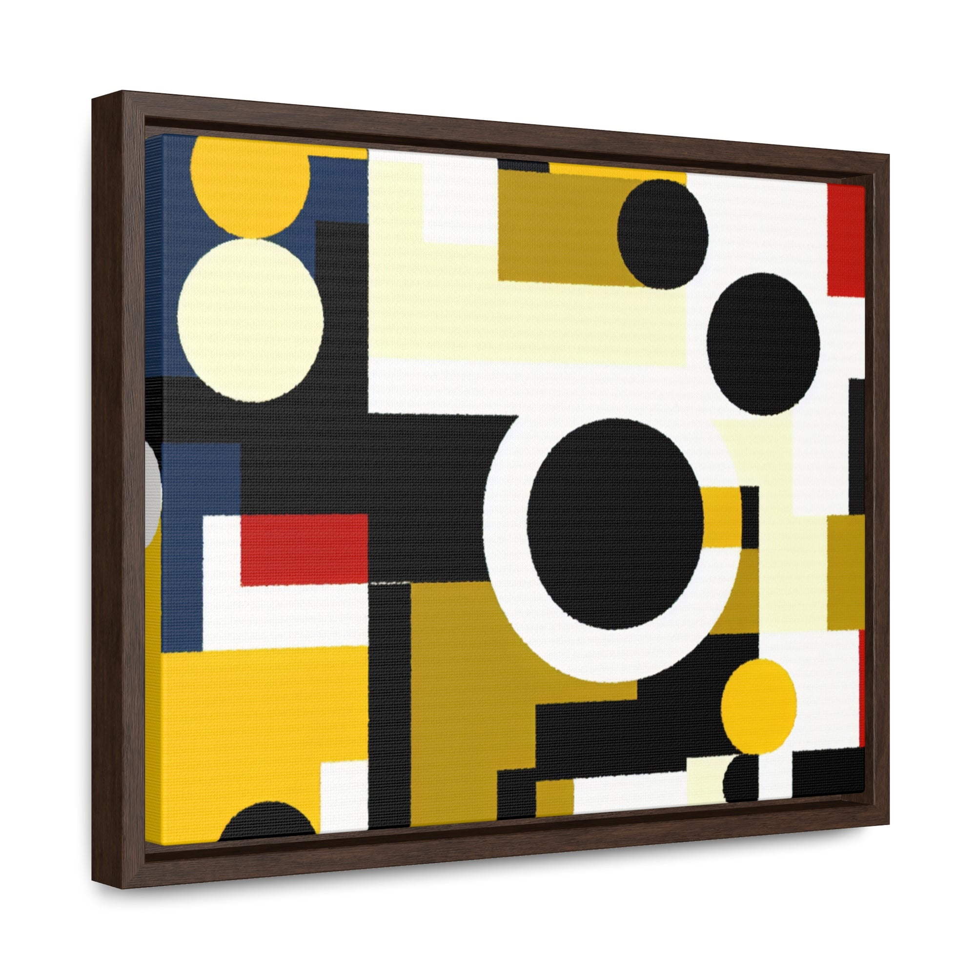 Energized Geometric Harmony | Framed Canvas