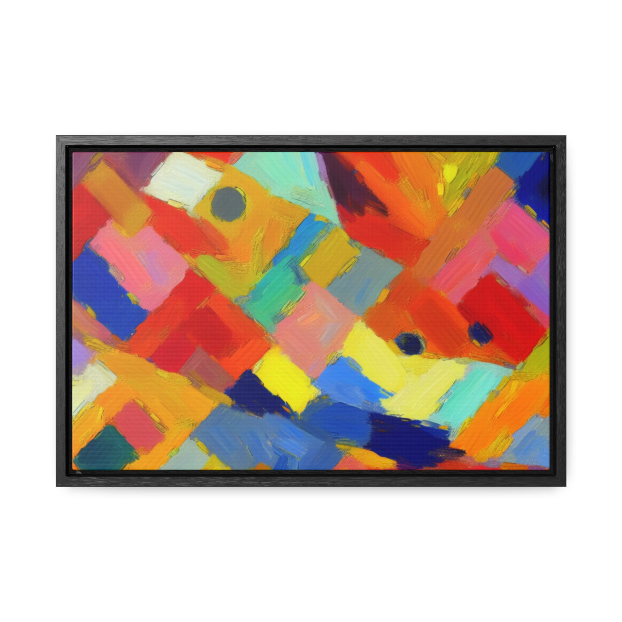 Dynamic Harmony in Color | Framed Canvas