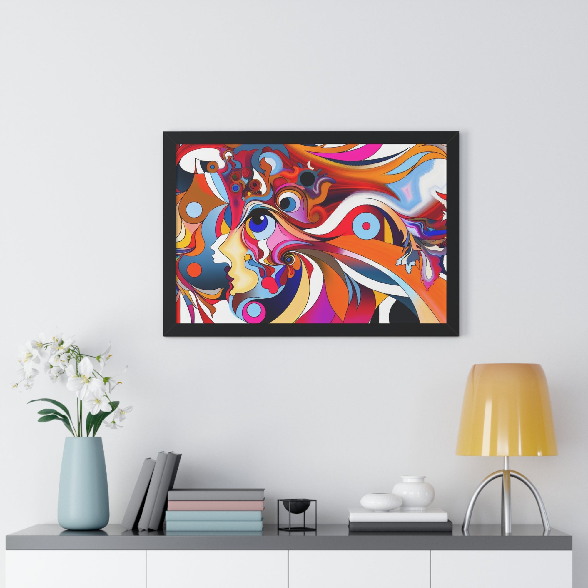 Chroma Dreamscape Fusion | Framed Print