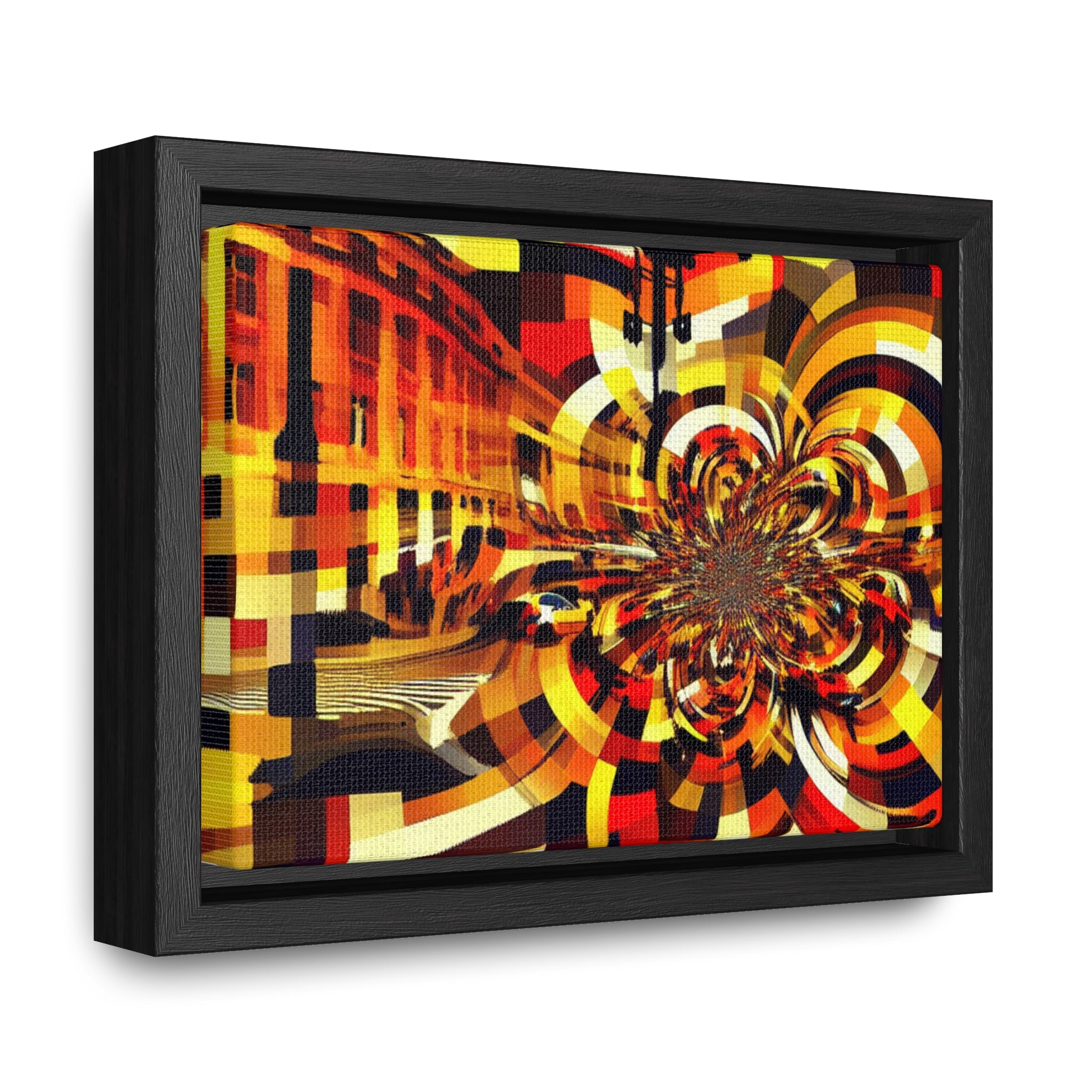 Urban Rhythm and Pulse | Framed Canvas