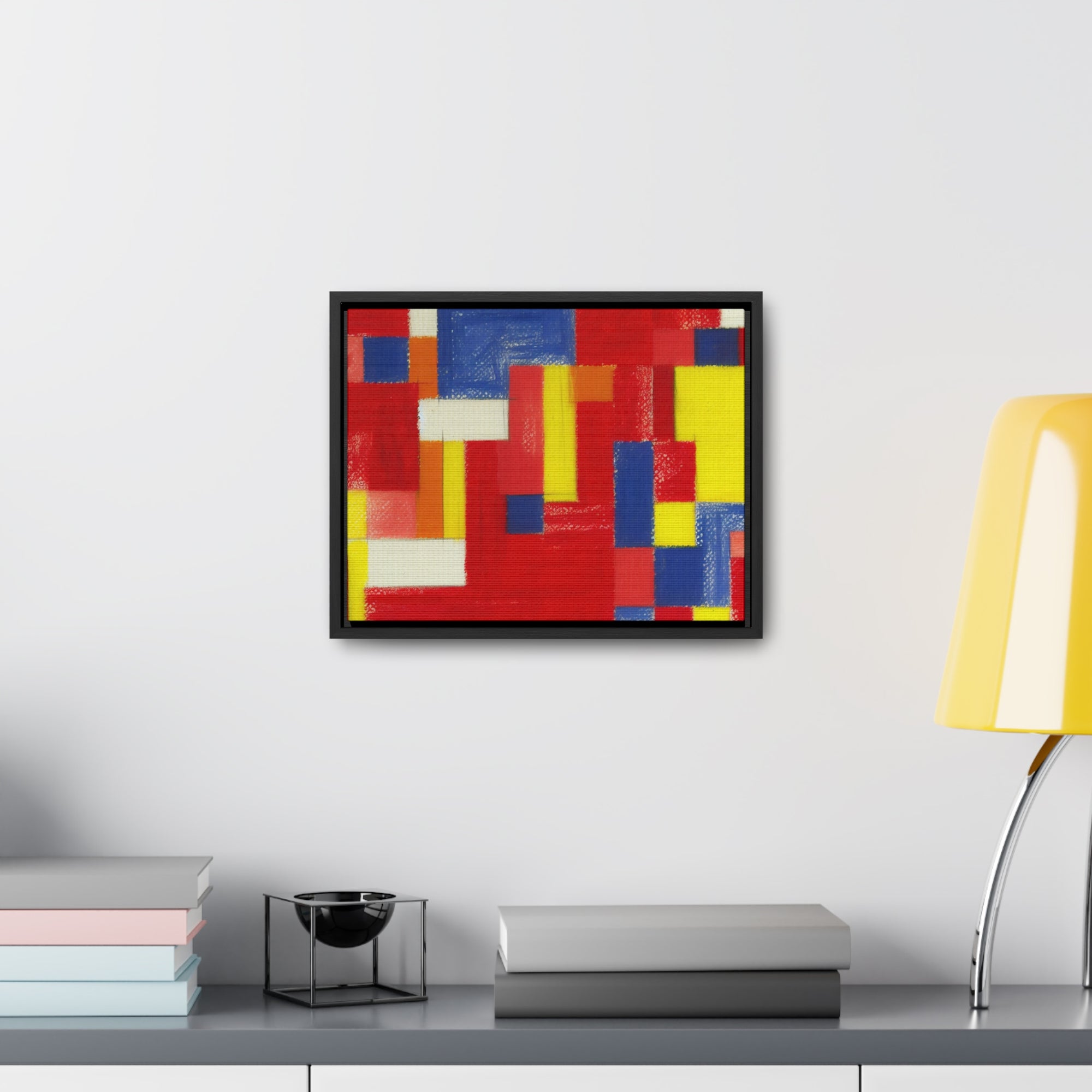 Vibrant Rhythmic Harmony | Framed Canvas