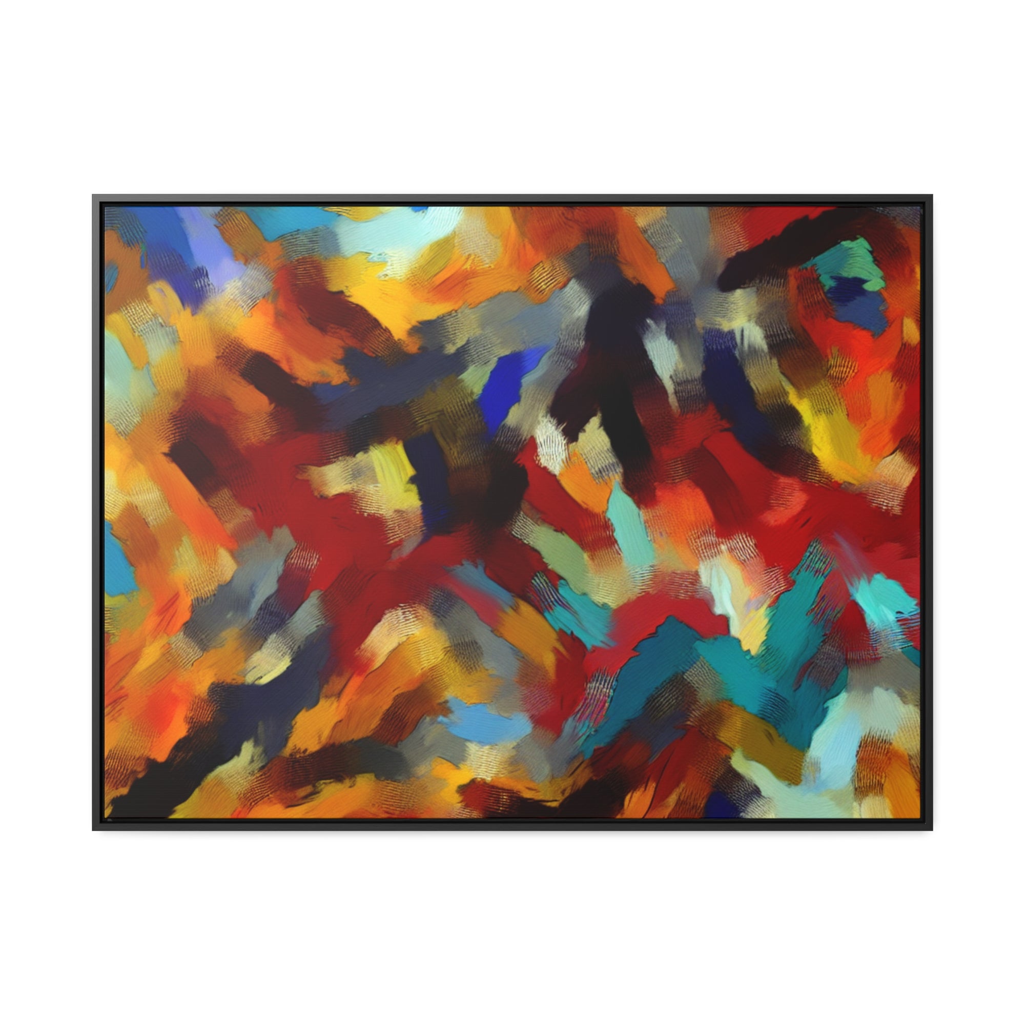 Euphoria in Chaos | Framed Canvas