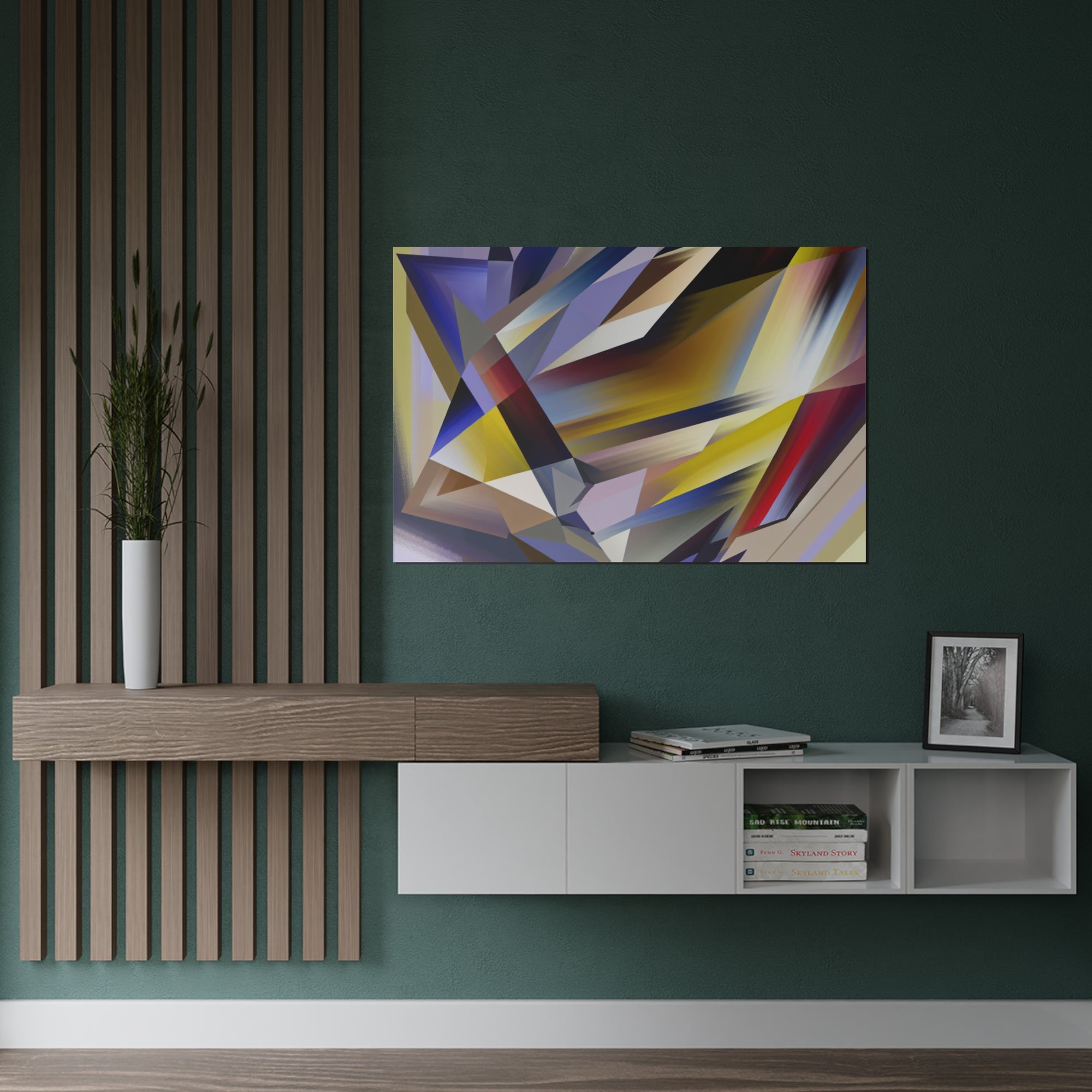 Velocity and Color Harmony | Satin Print