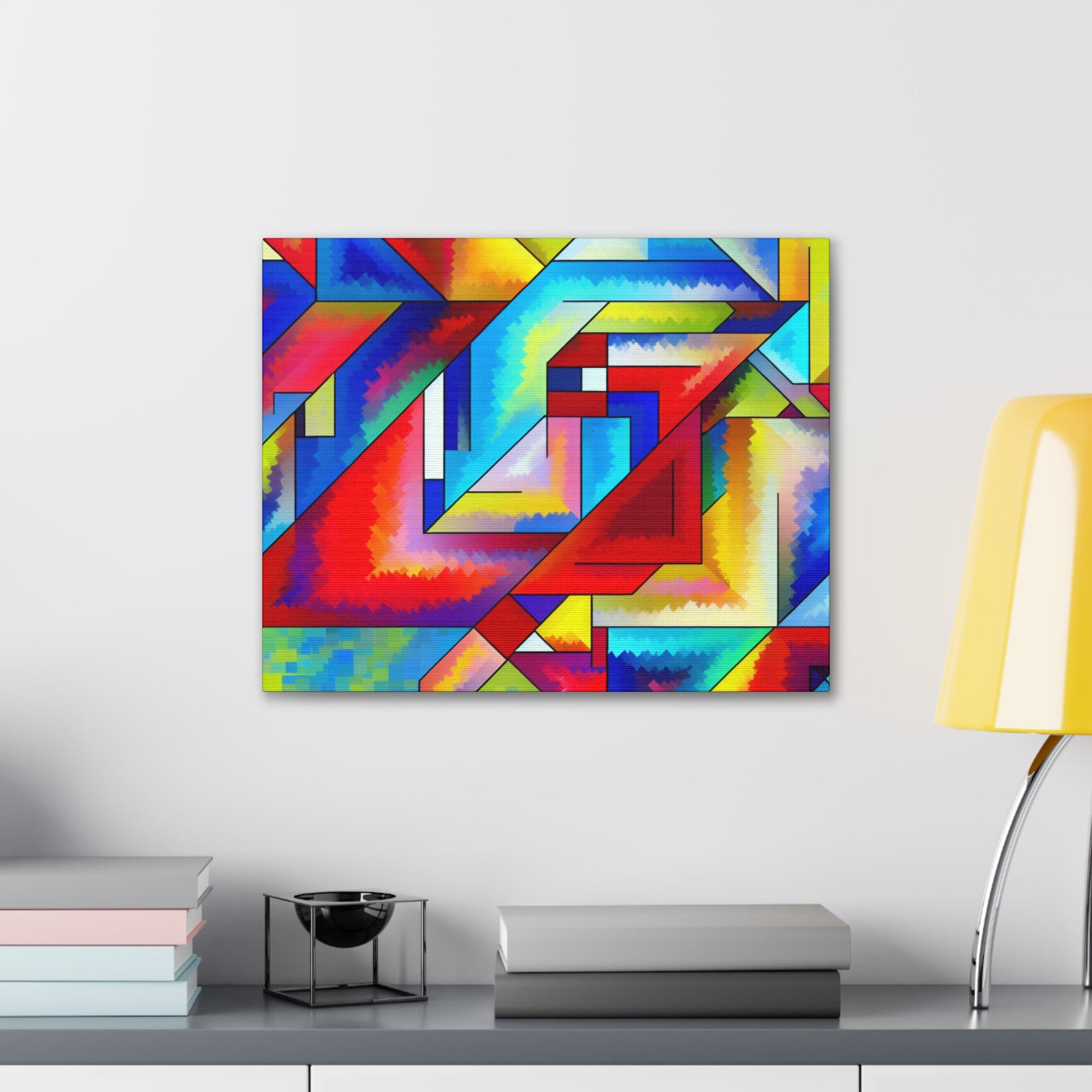 Energetic Harmony in Shapes | Canvas