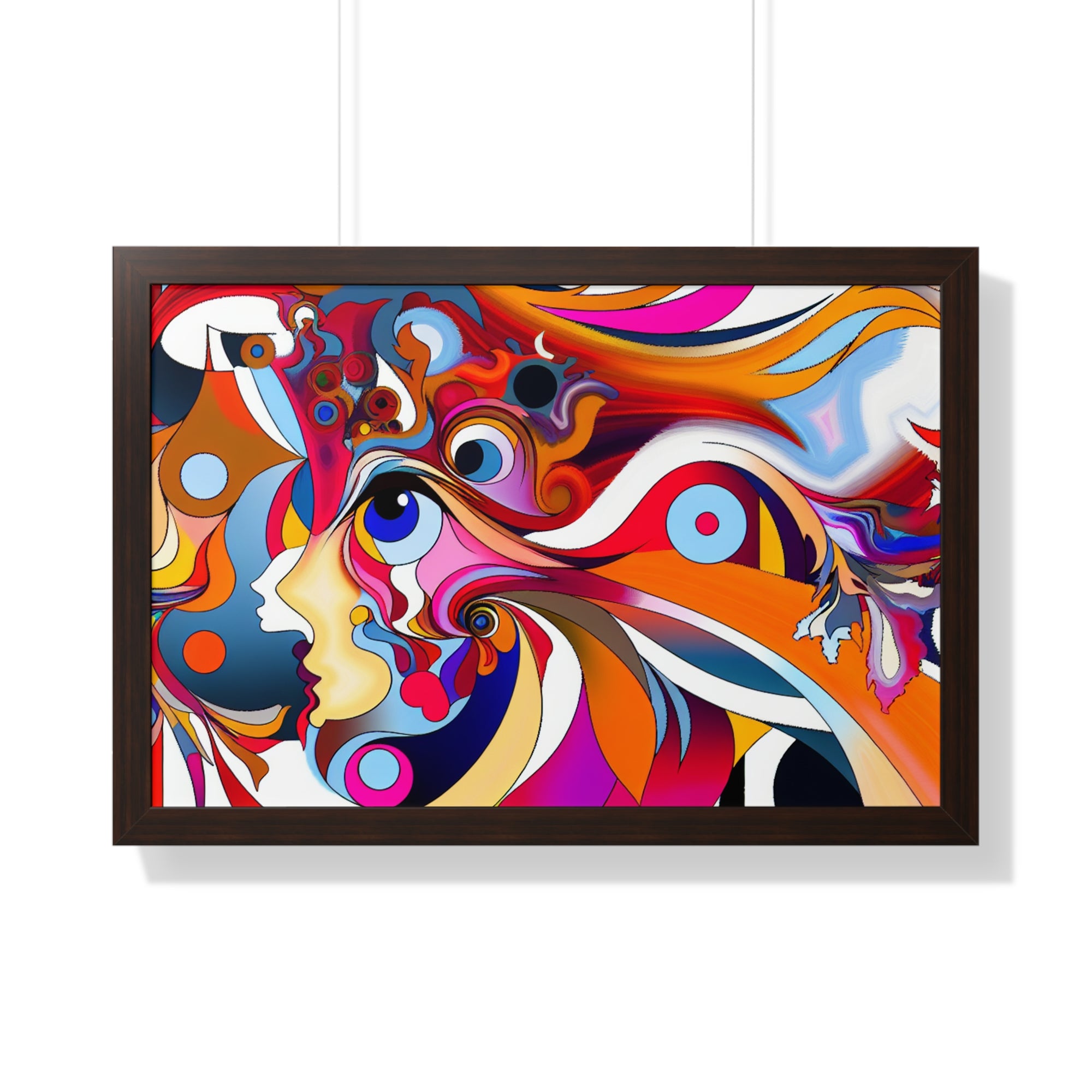 Chroma Dreamscape Fusion | Framed Print