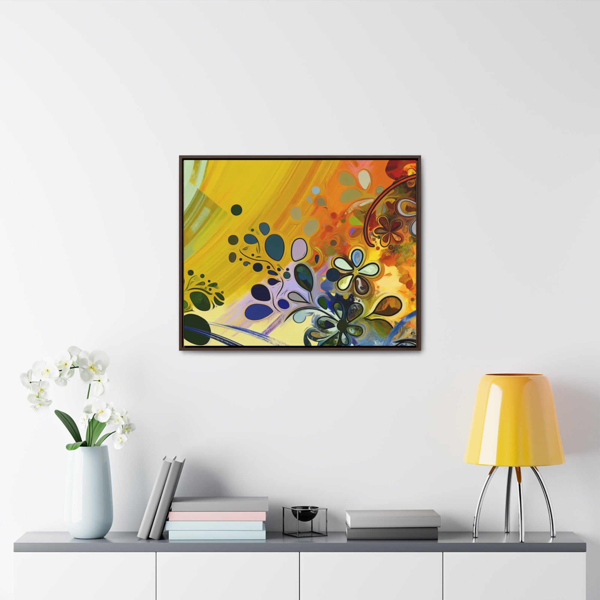 Whimsy in Bloom | Framed Canvas