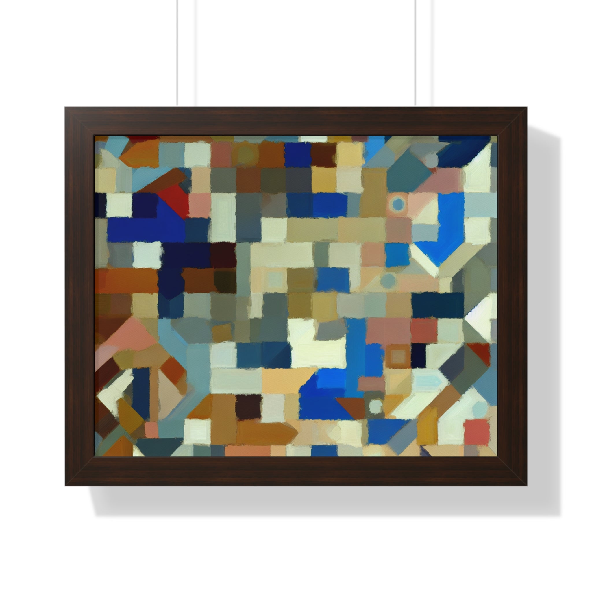 Fractured Symphony of Color | Framed Print