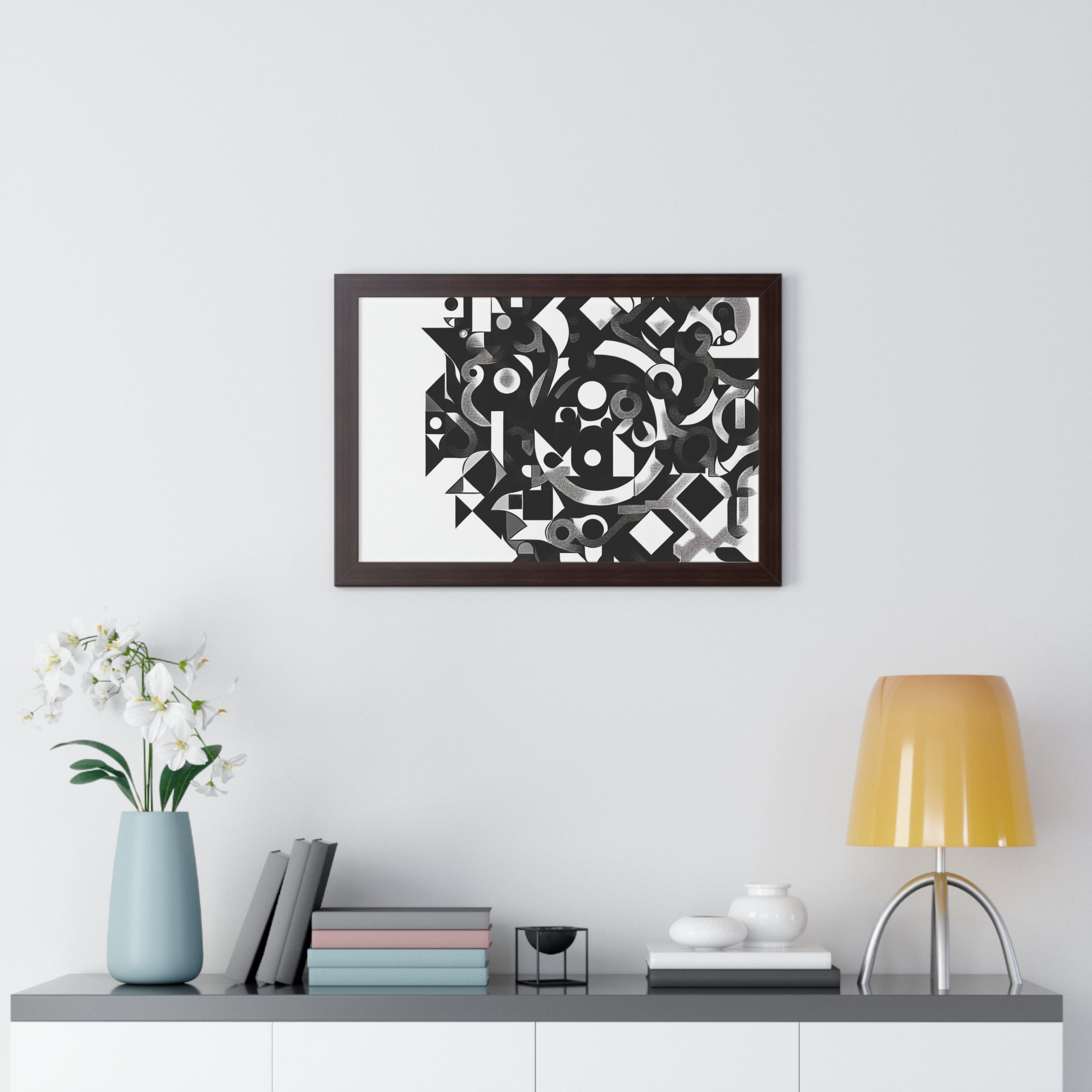 Eclipse of Contrast | Framed Print
