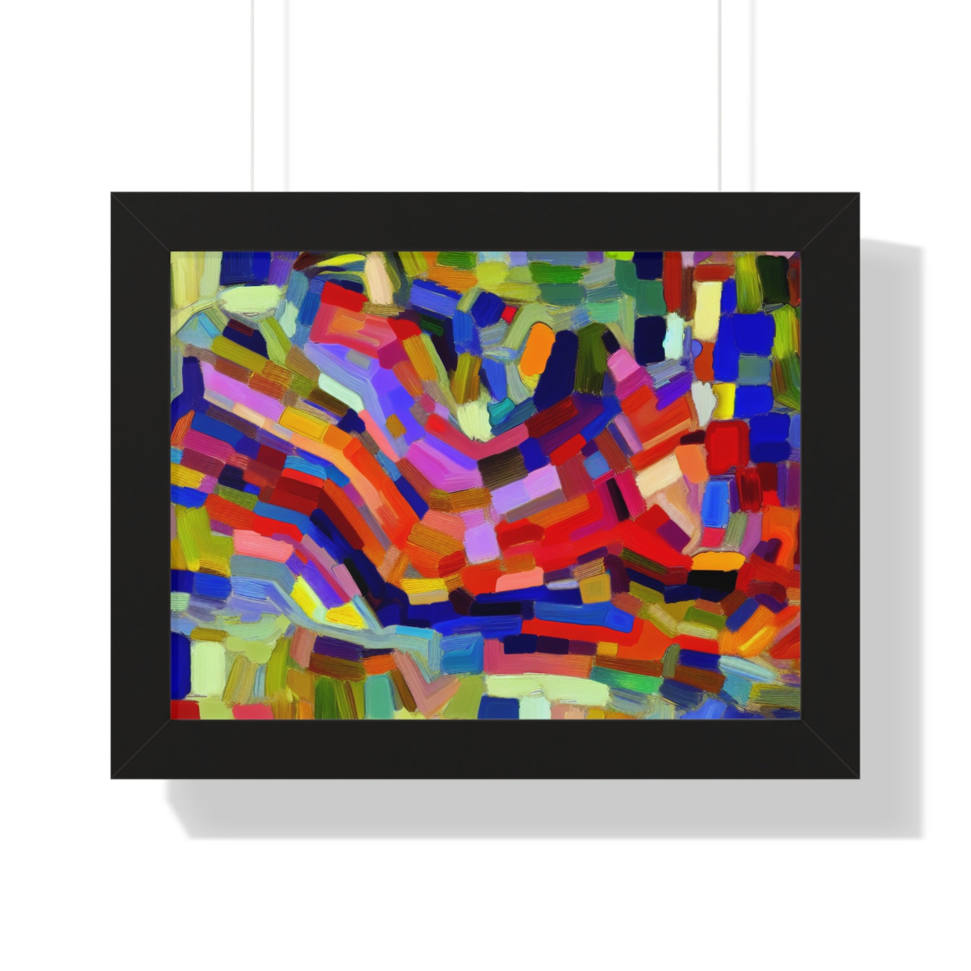 Vivid Echoes in Motion | Framed Print