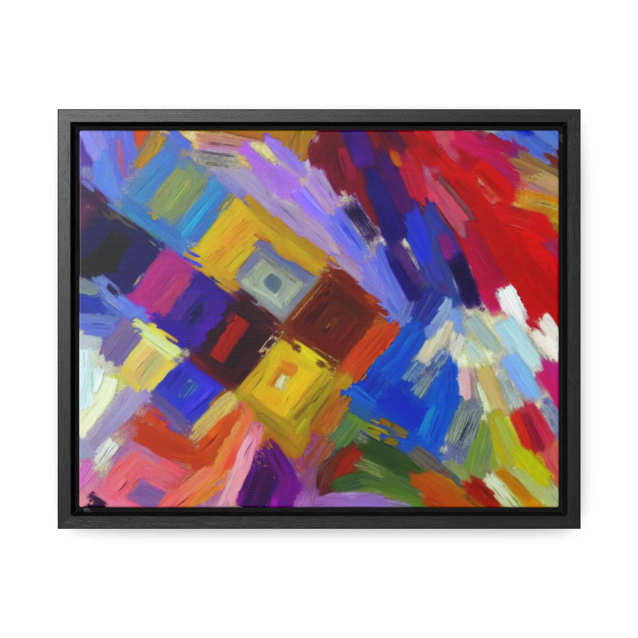 Chromatic Serenade | Framed Canvas