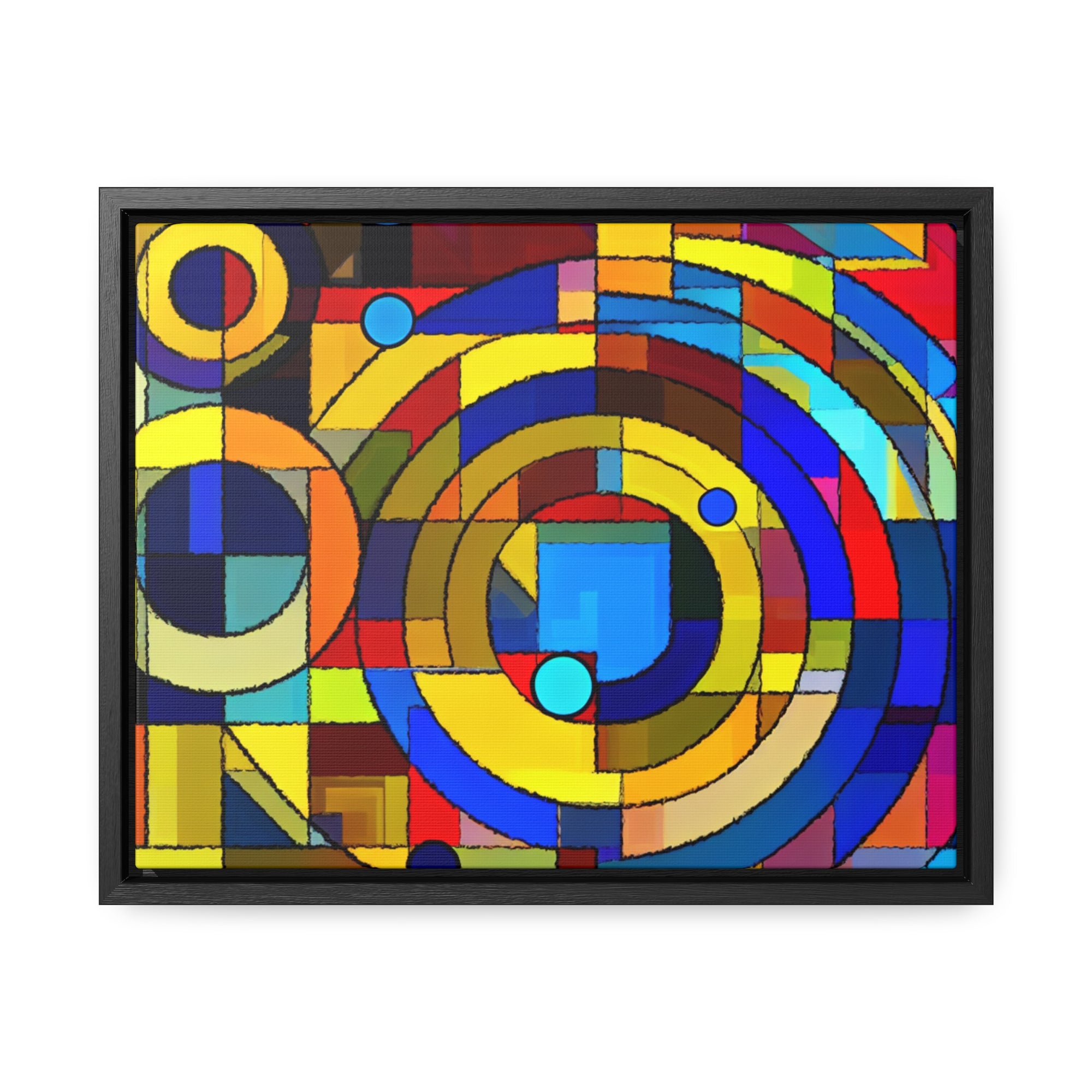 Dynamic Chaos and Harmony | Framed Canvas