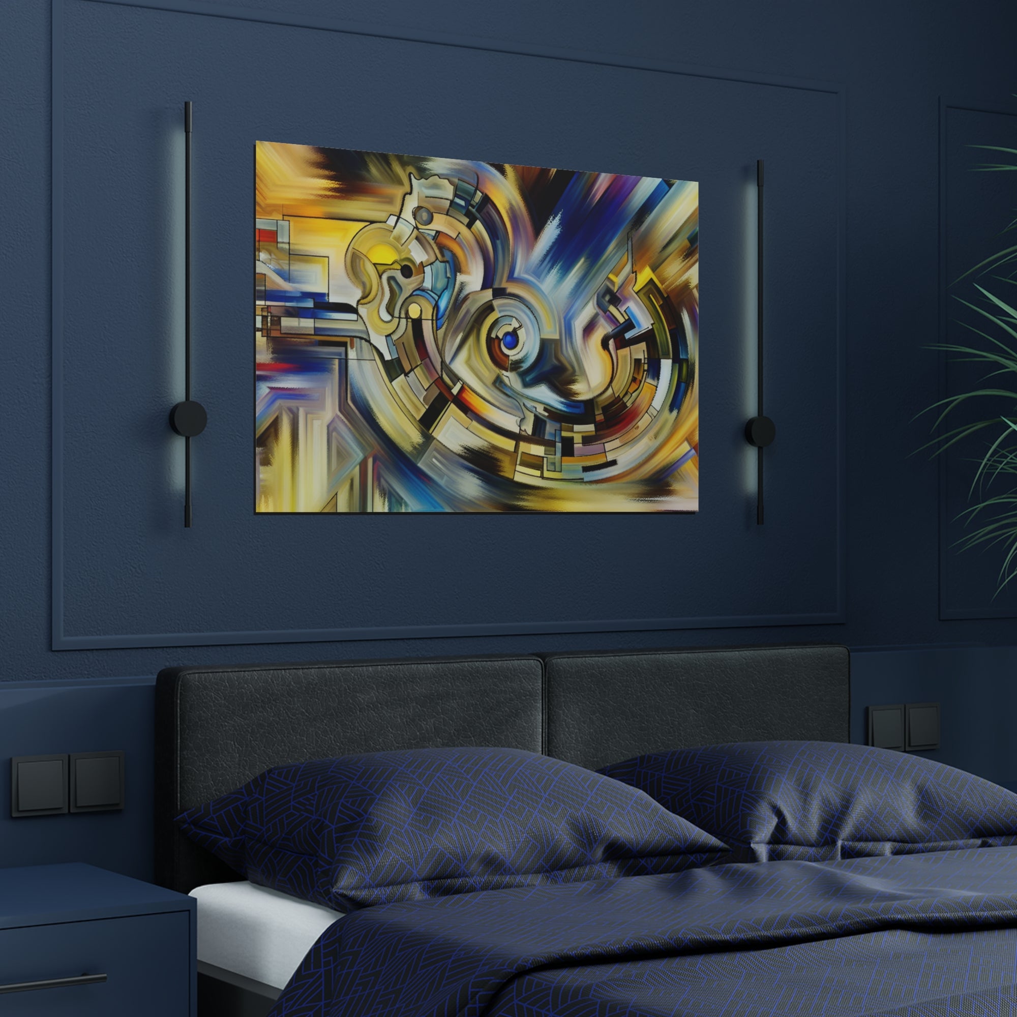 Kinetic Symphony of Chaos | Satin Print