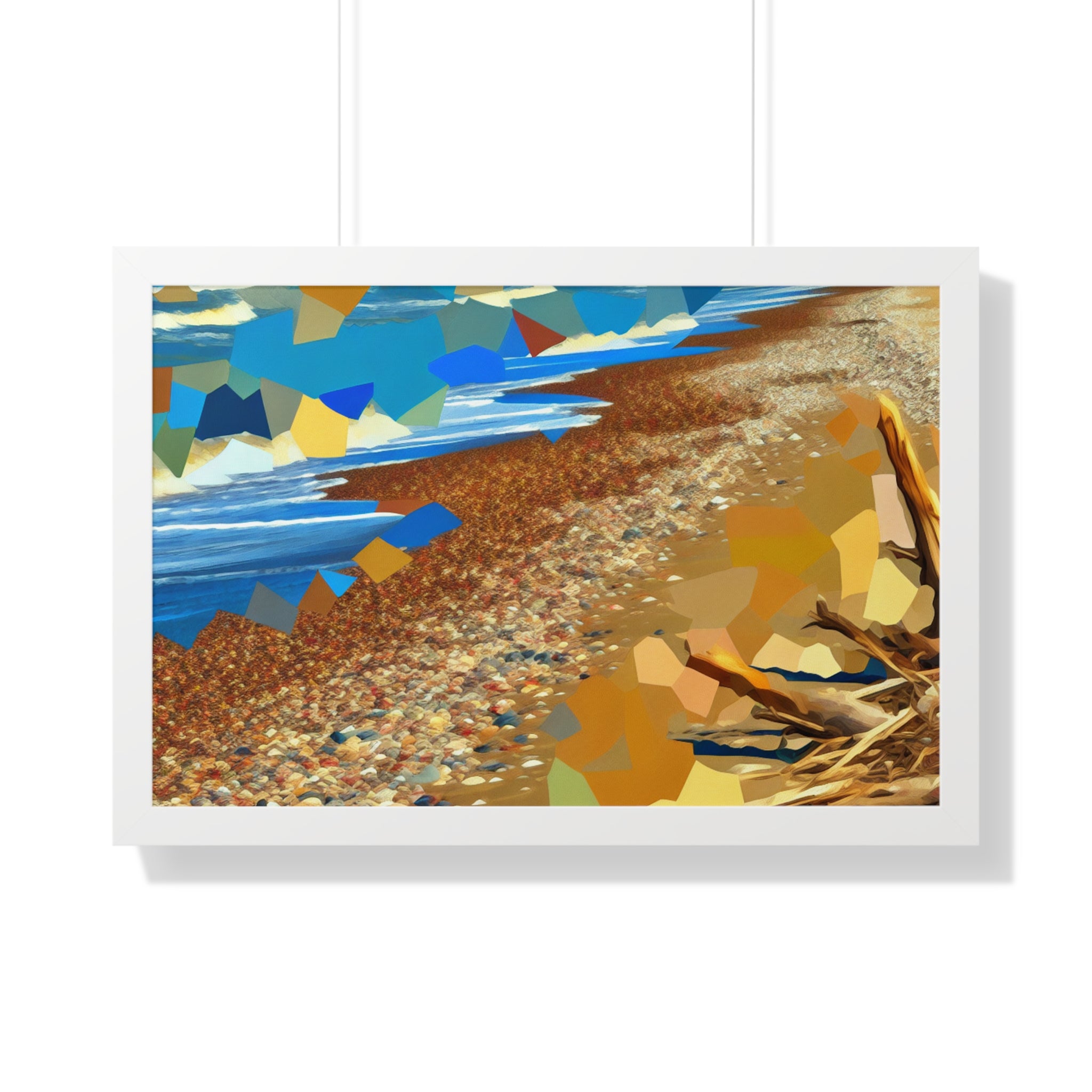 Tidal Whispers and Sunlight | Framed Print