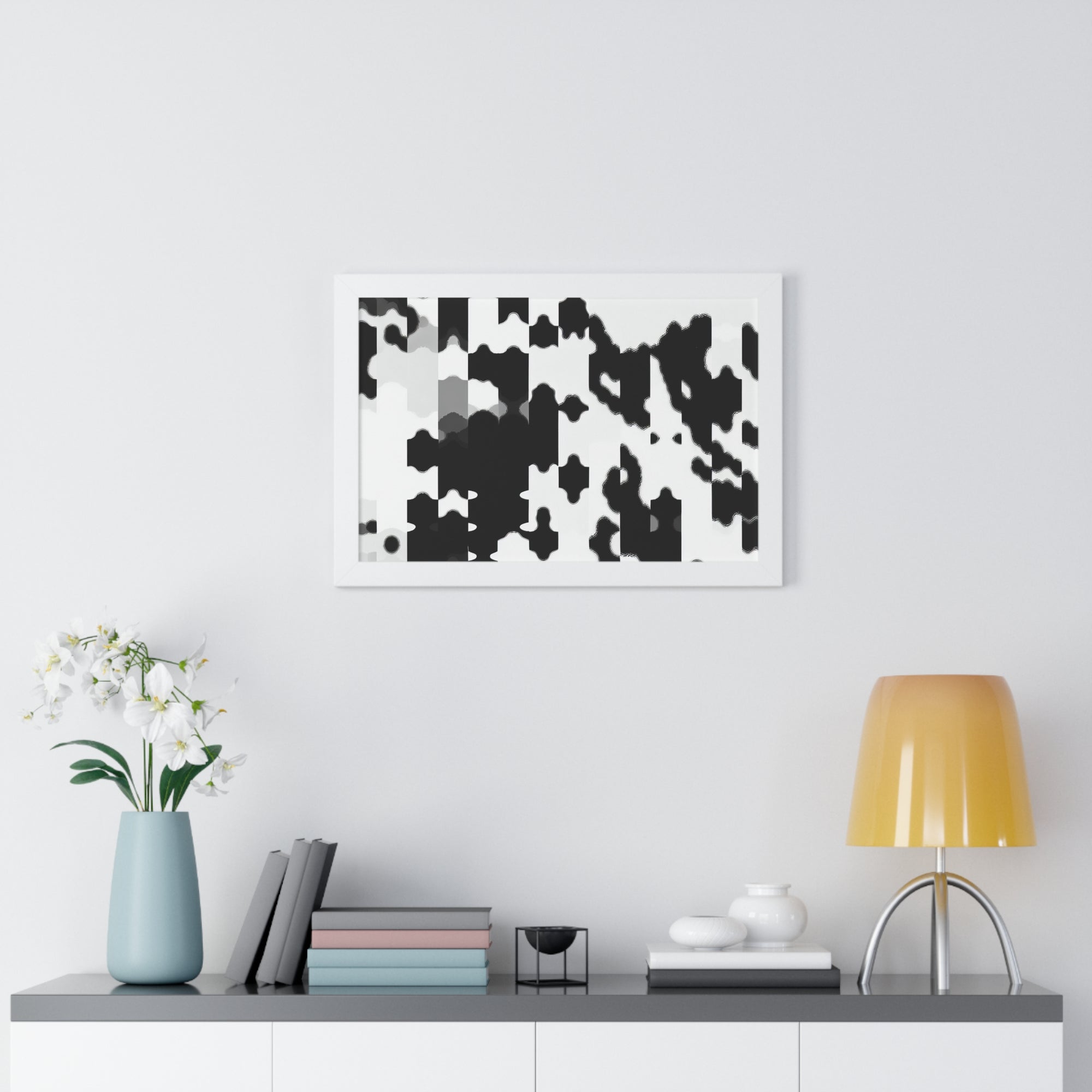 Tension in Monochrome | Framed Print