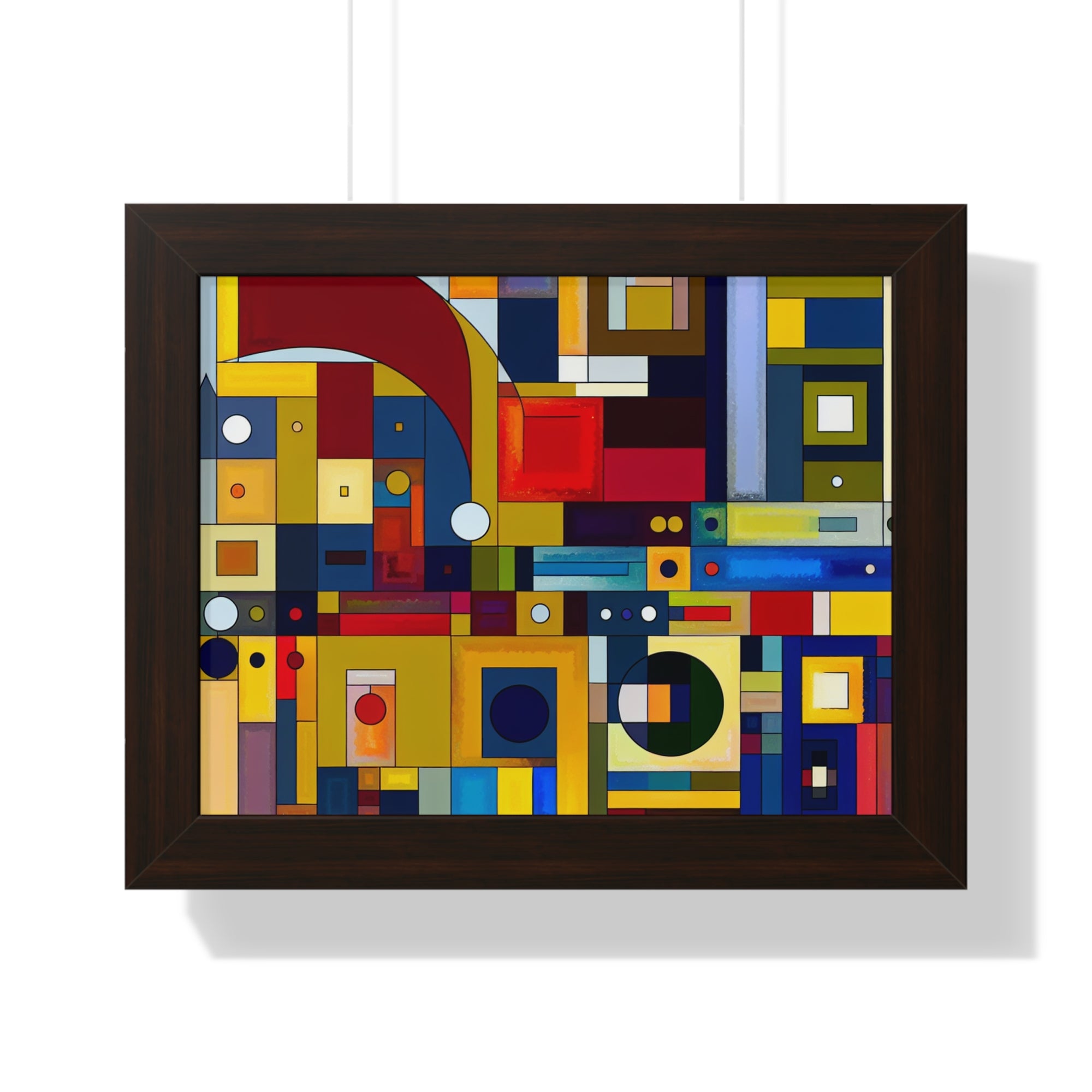 Chromatic Intersections | Framed Print