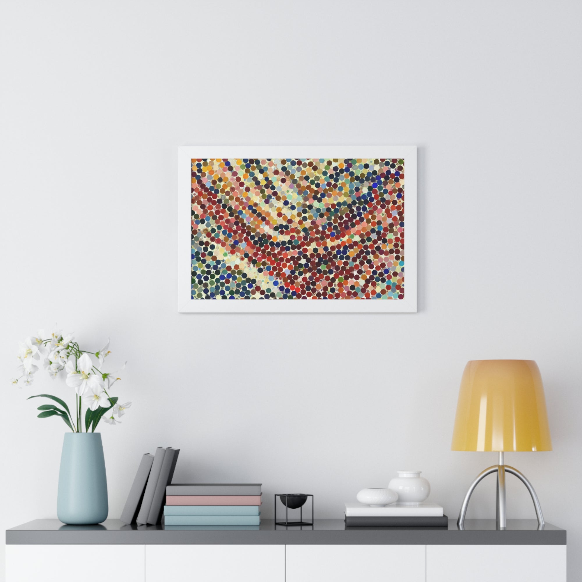 Waves of Colorful Whispers | Framed Print