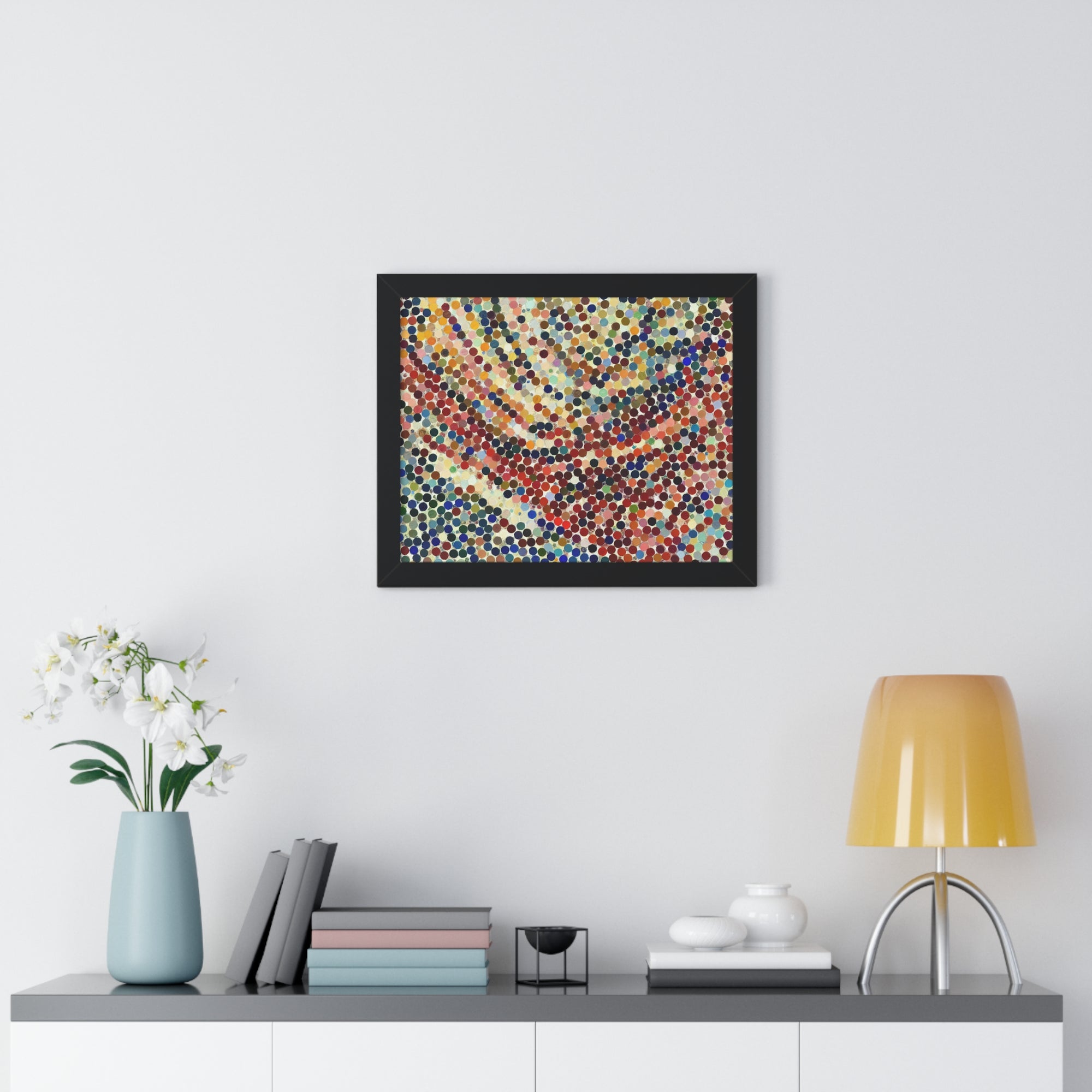 Waves of Colorful Whispers | Framed Print