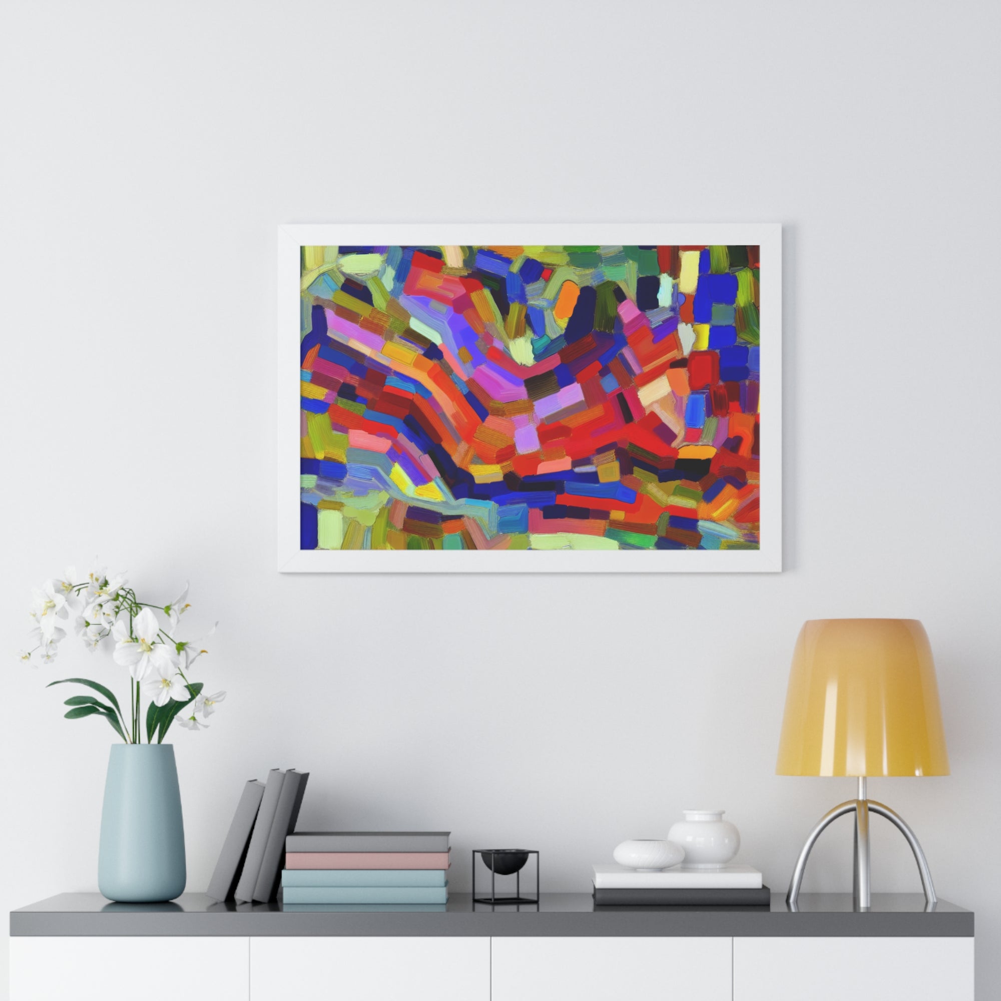 Vivid Echoes in Motion | Framed Print