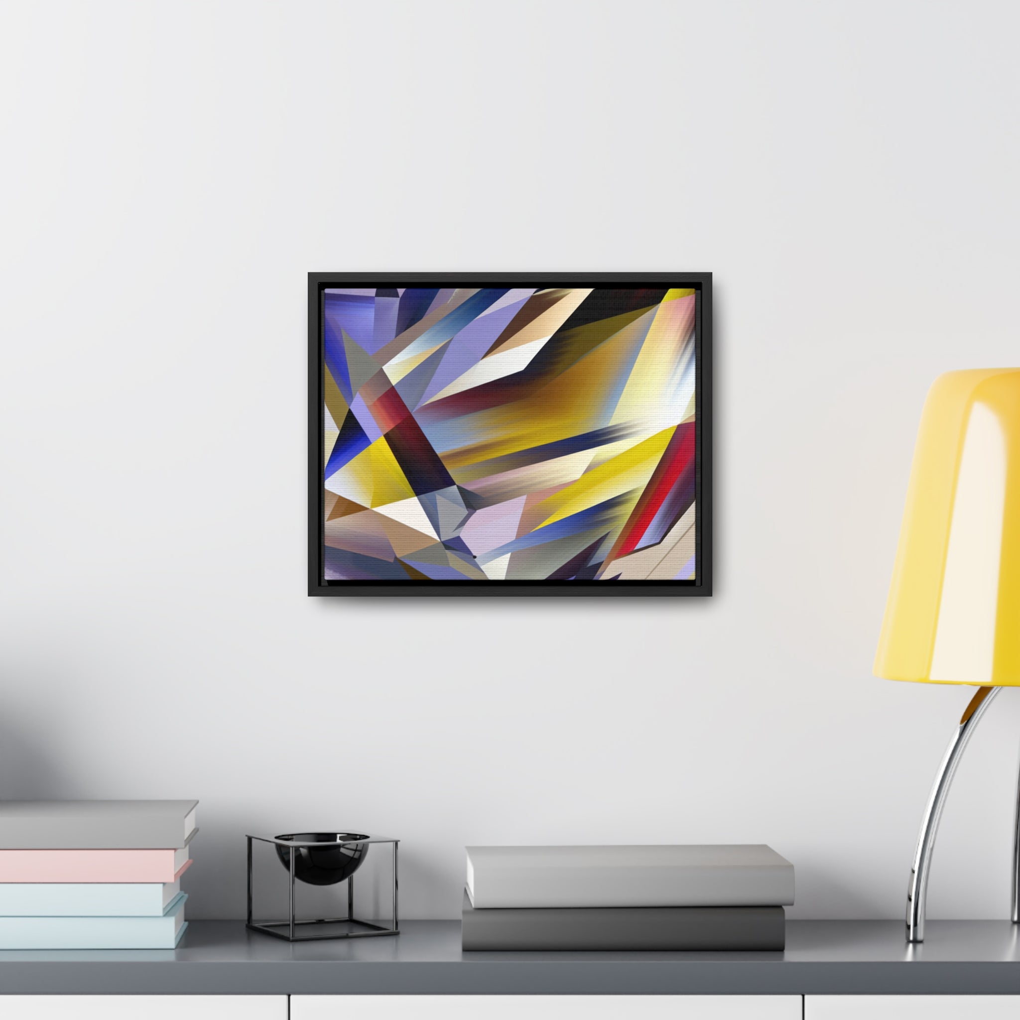 Velocity and Color Harmony | Framed Canvas