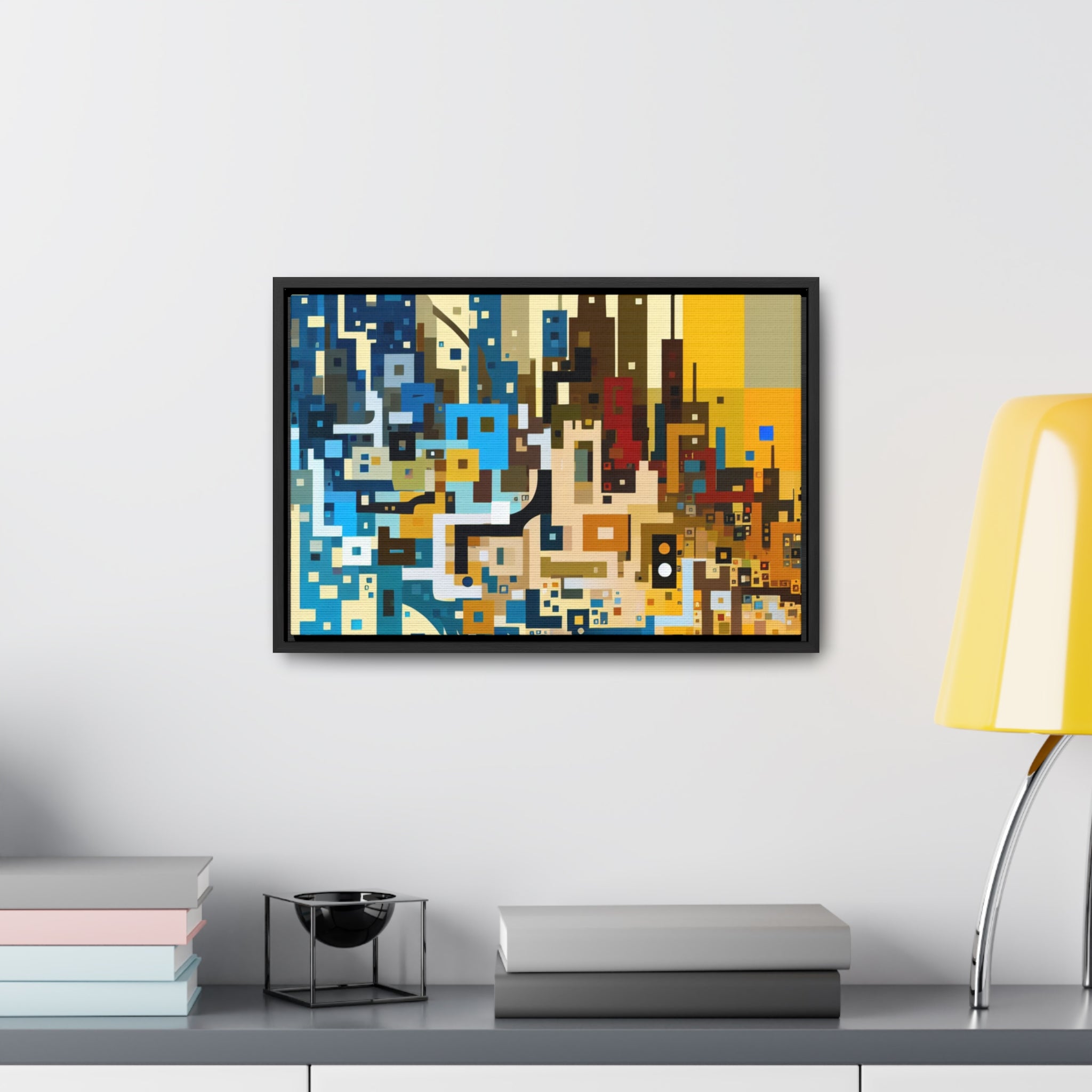 Metro Mirage | Framed Canvas