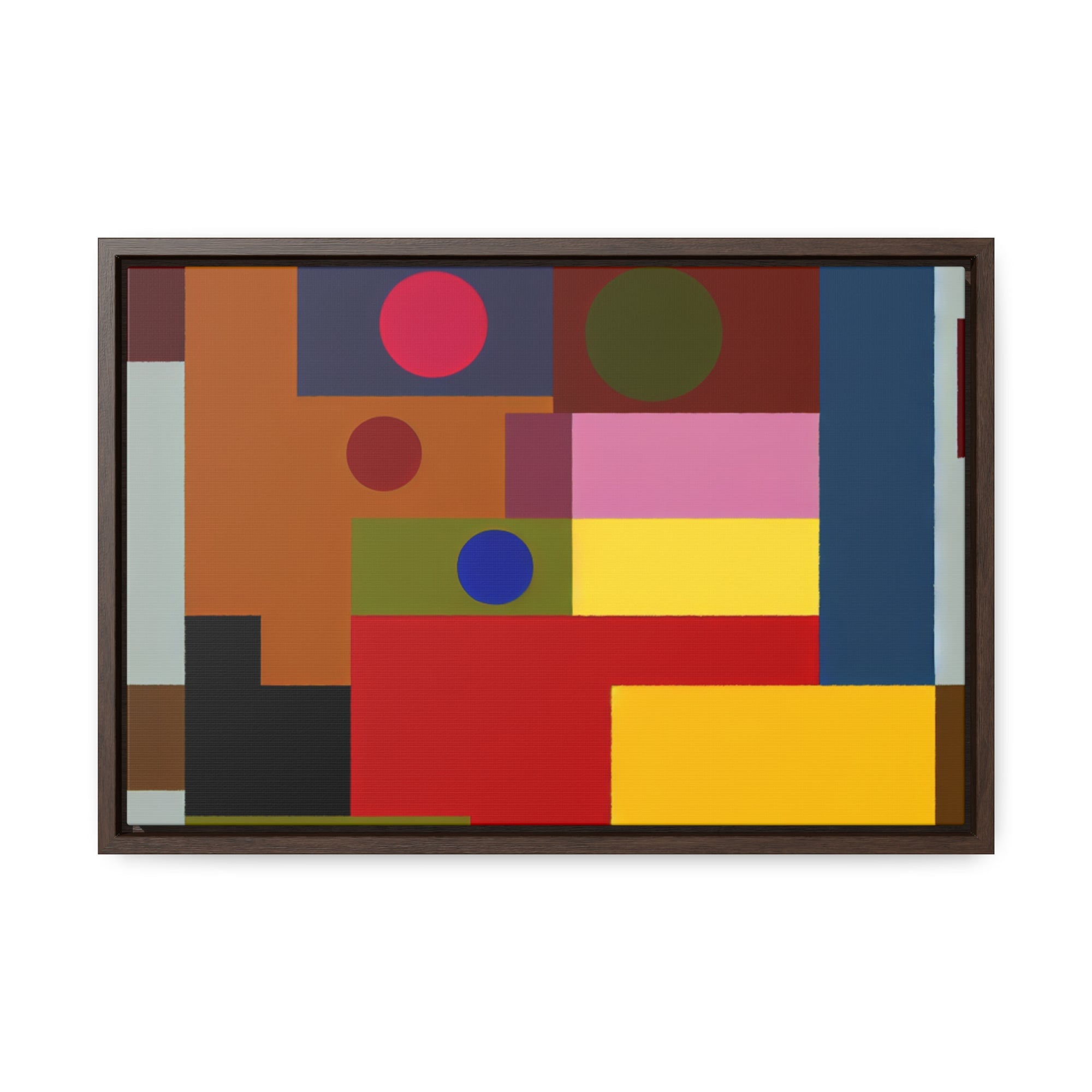 Radiant Geometry Unveiled | Framed Canvas