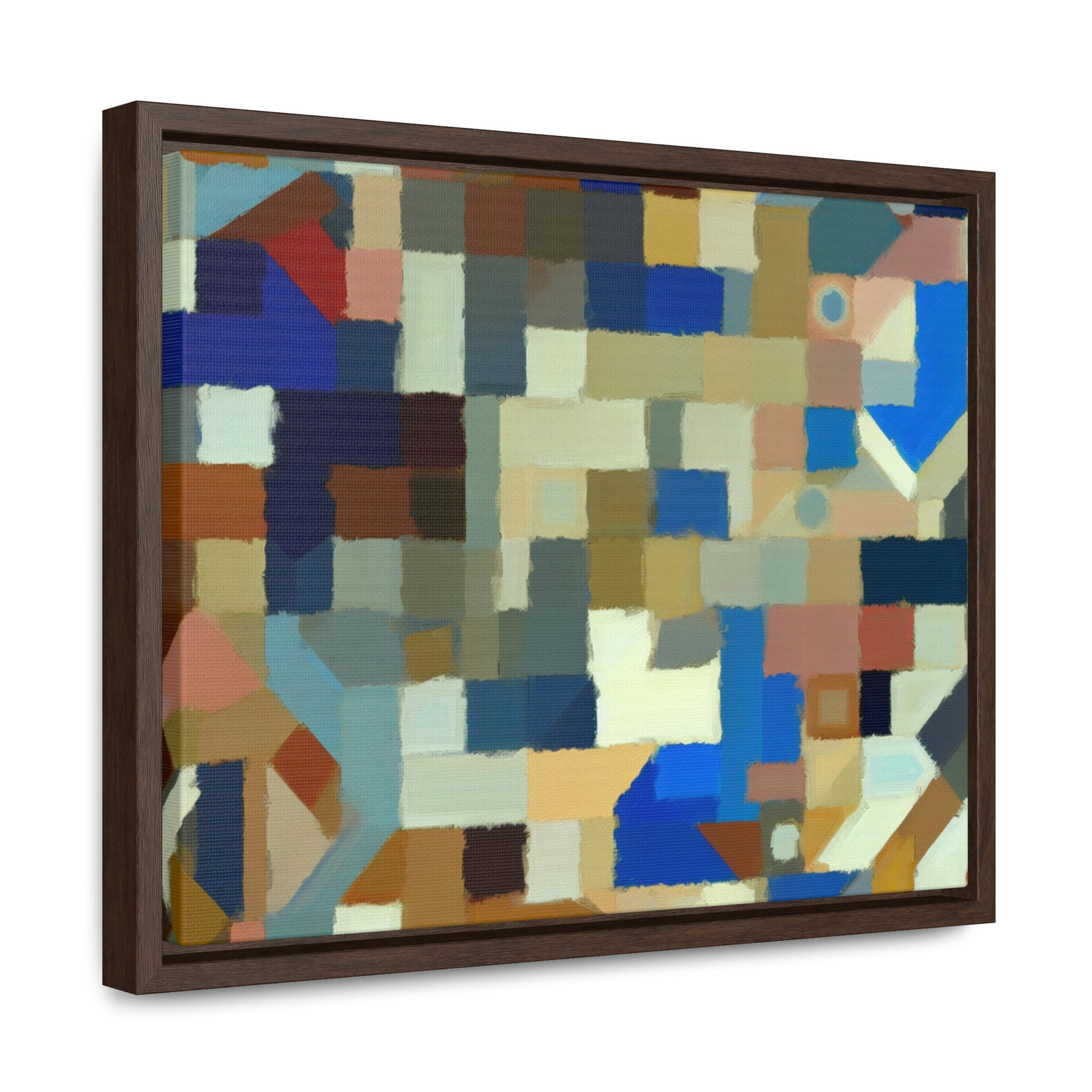 Fractured Symphony of Color | Framed Canvas