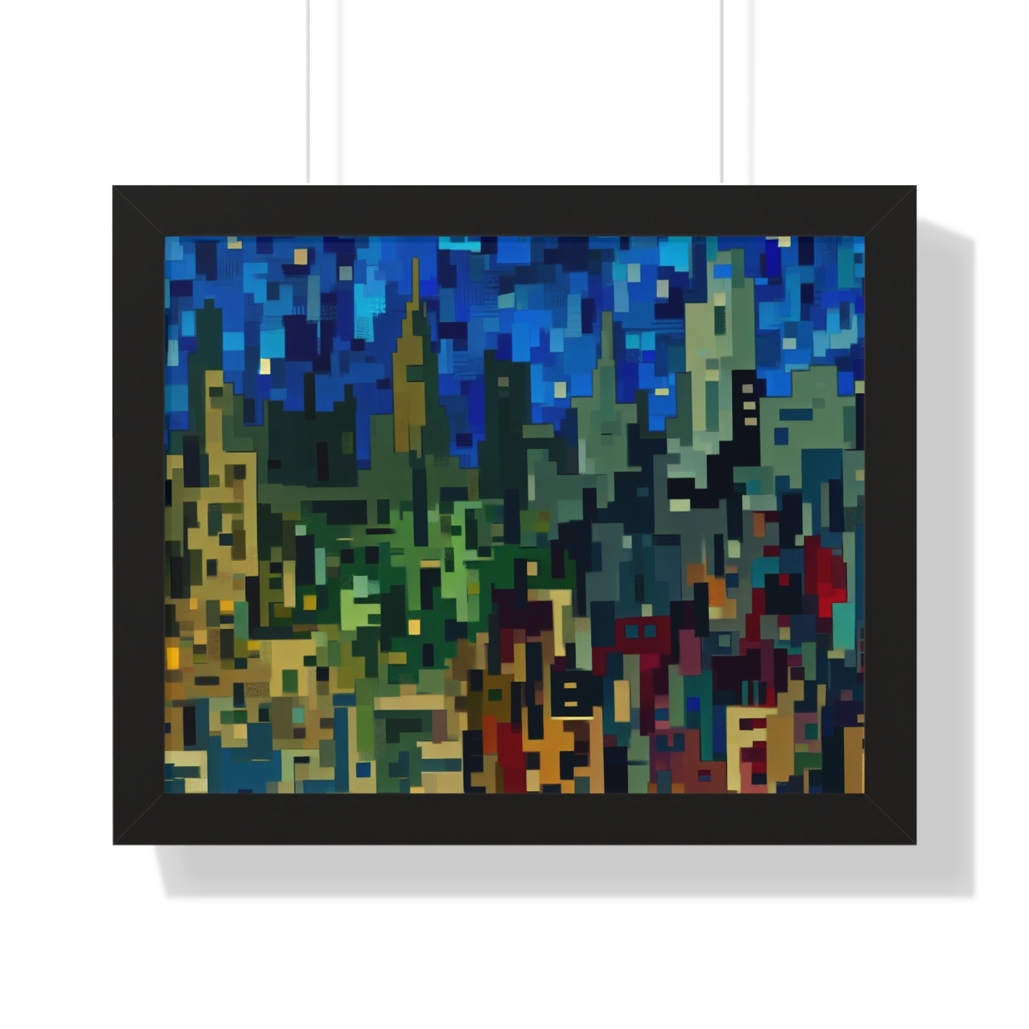 Metalline Urban Reverie | Framed Print