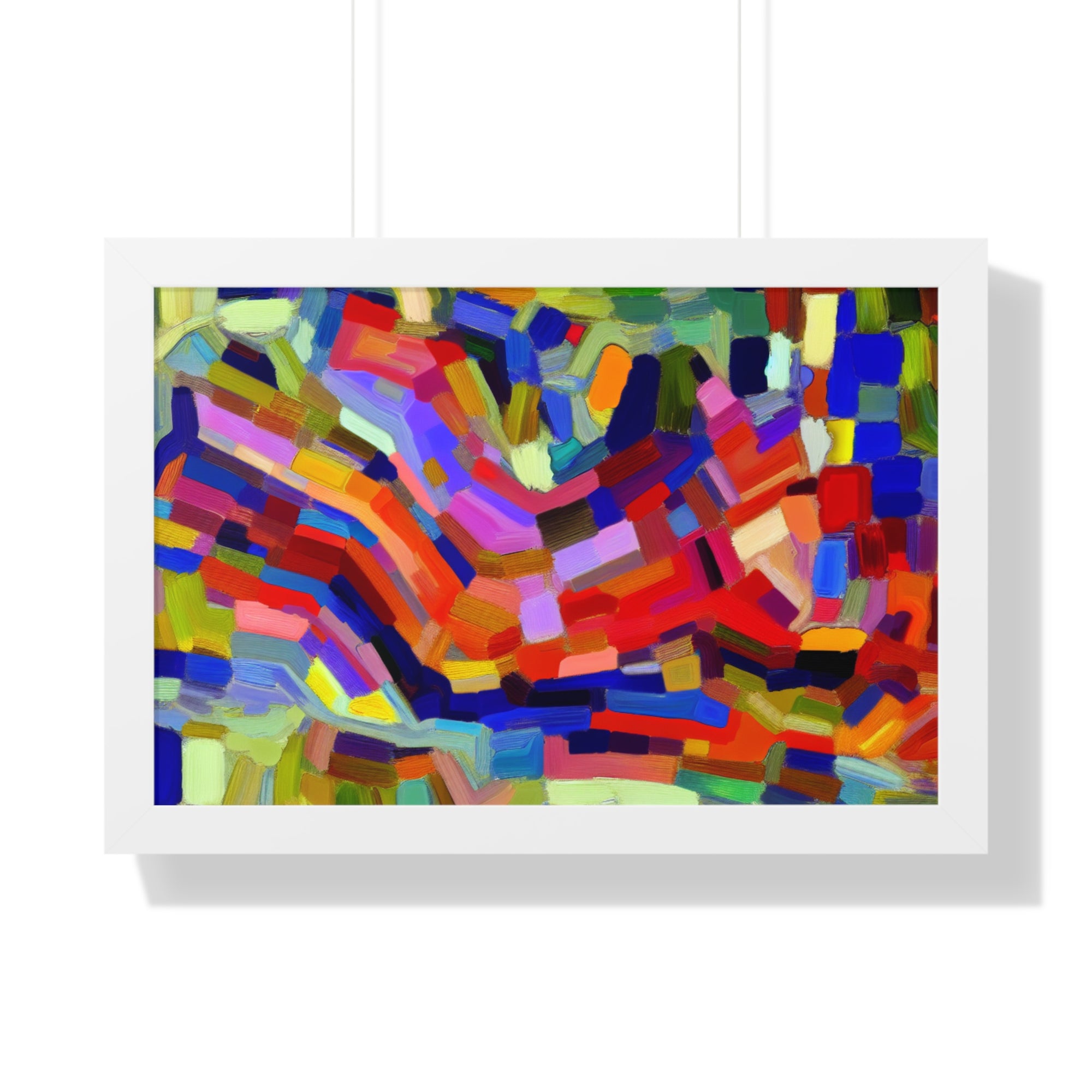 Vivid Echoes in Motion | Framed Print